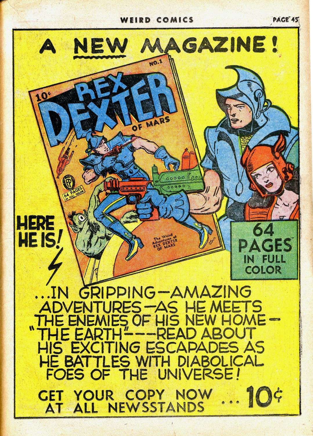 Read online Weird Comics comic -  Issue #7 - 47