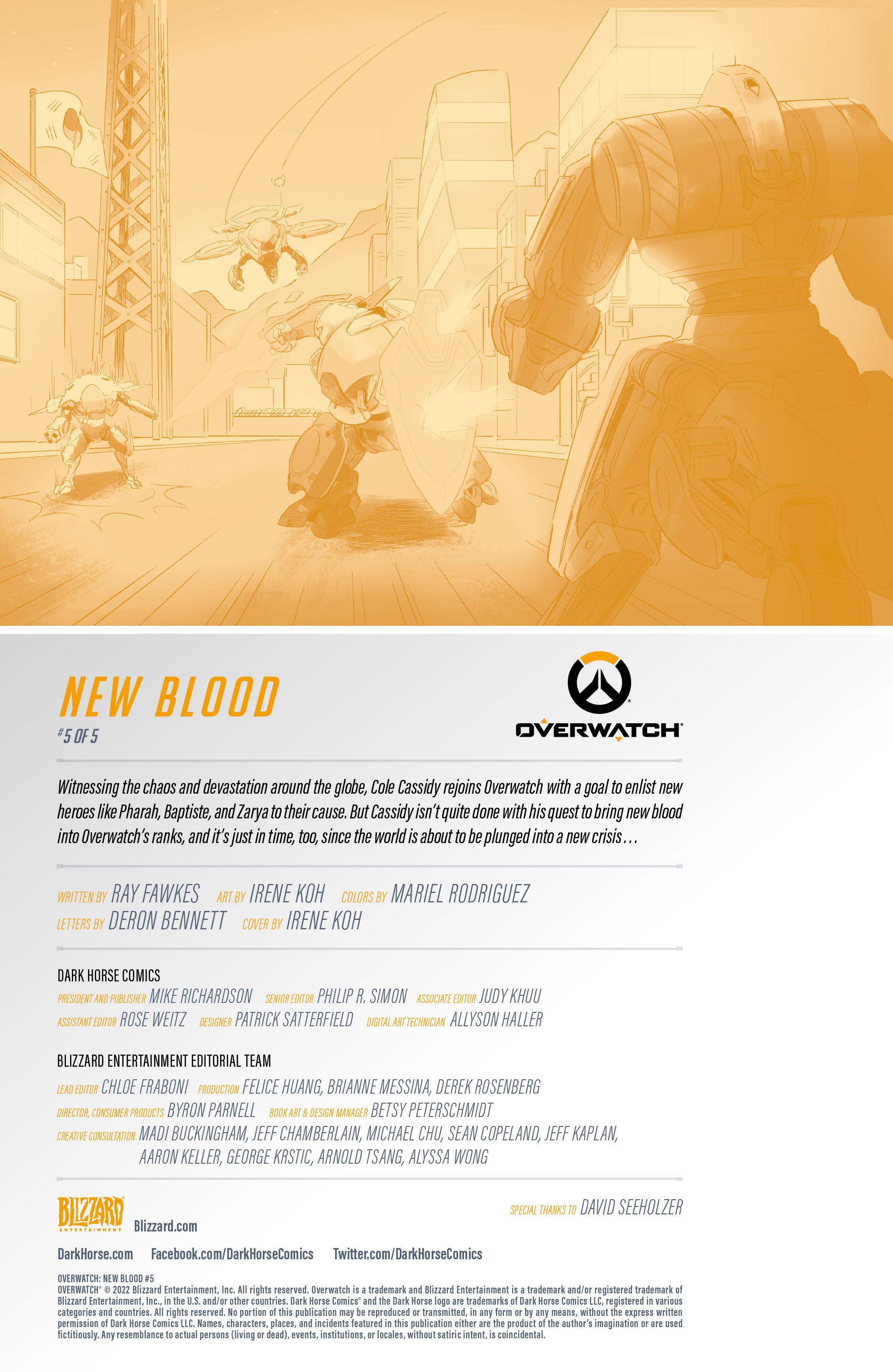 Read online Overwatch: New Blood comic -  Issue #5 - 2