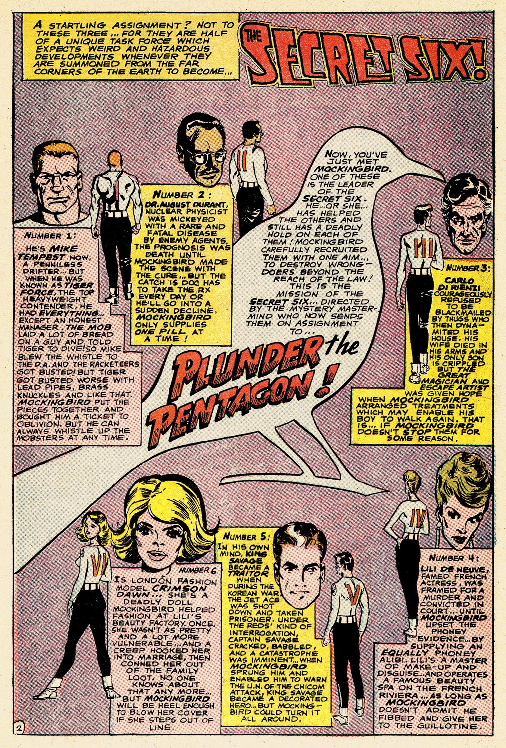 Read online Secret Six (1968) comic -  Issue #2 - 4
