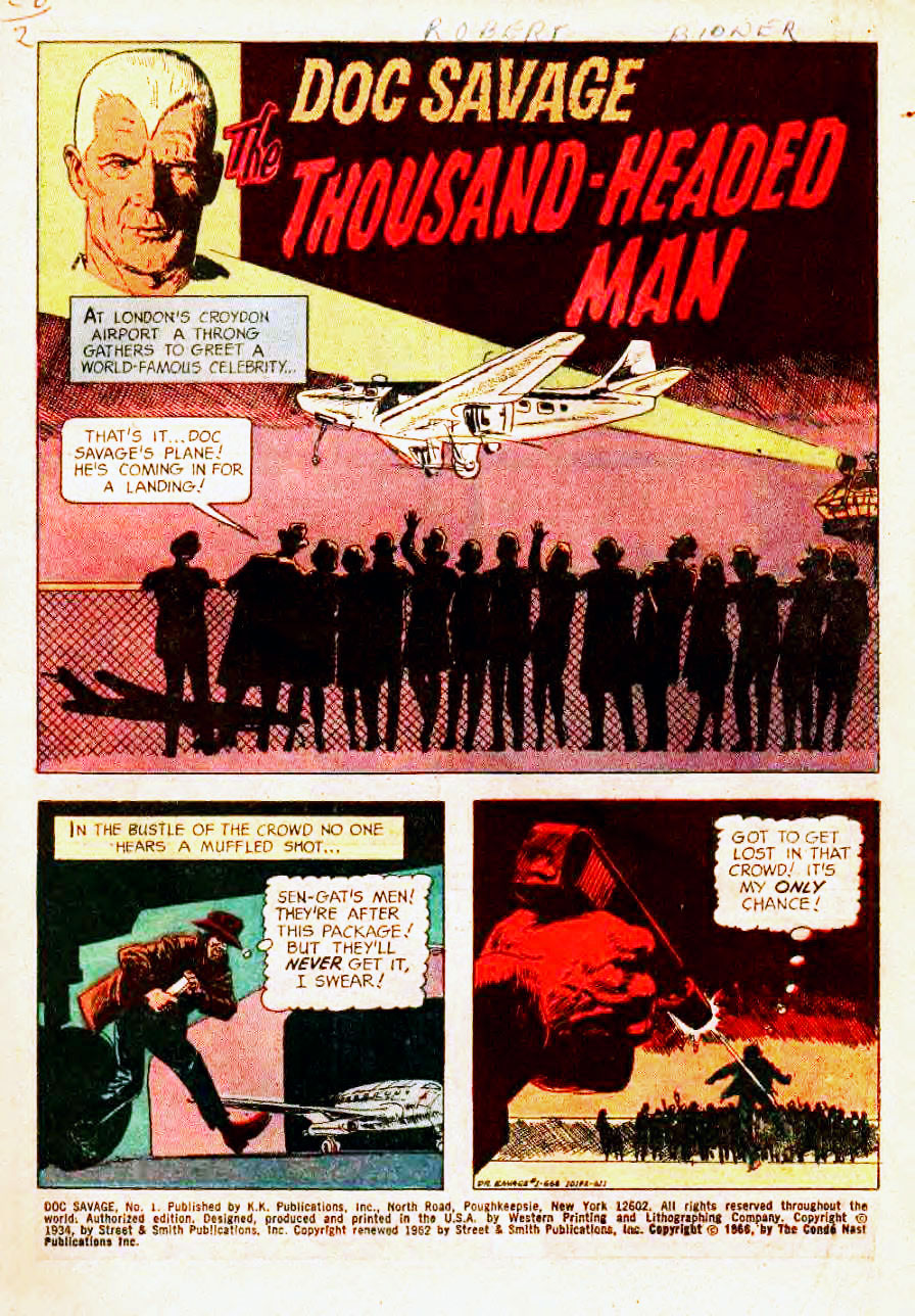 Read online Doc Savage (1966) comic -  Issue # Full - 3