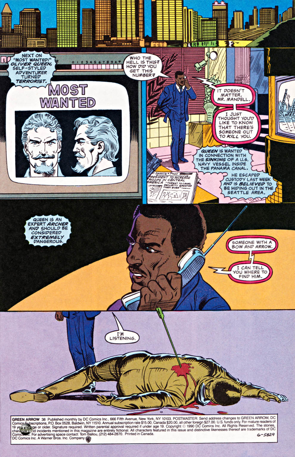 Read online Green Arrow (1988) comic -  Issue #38 - 2