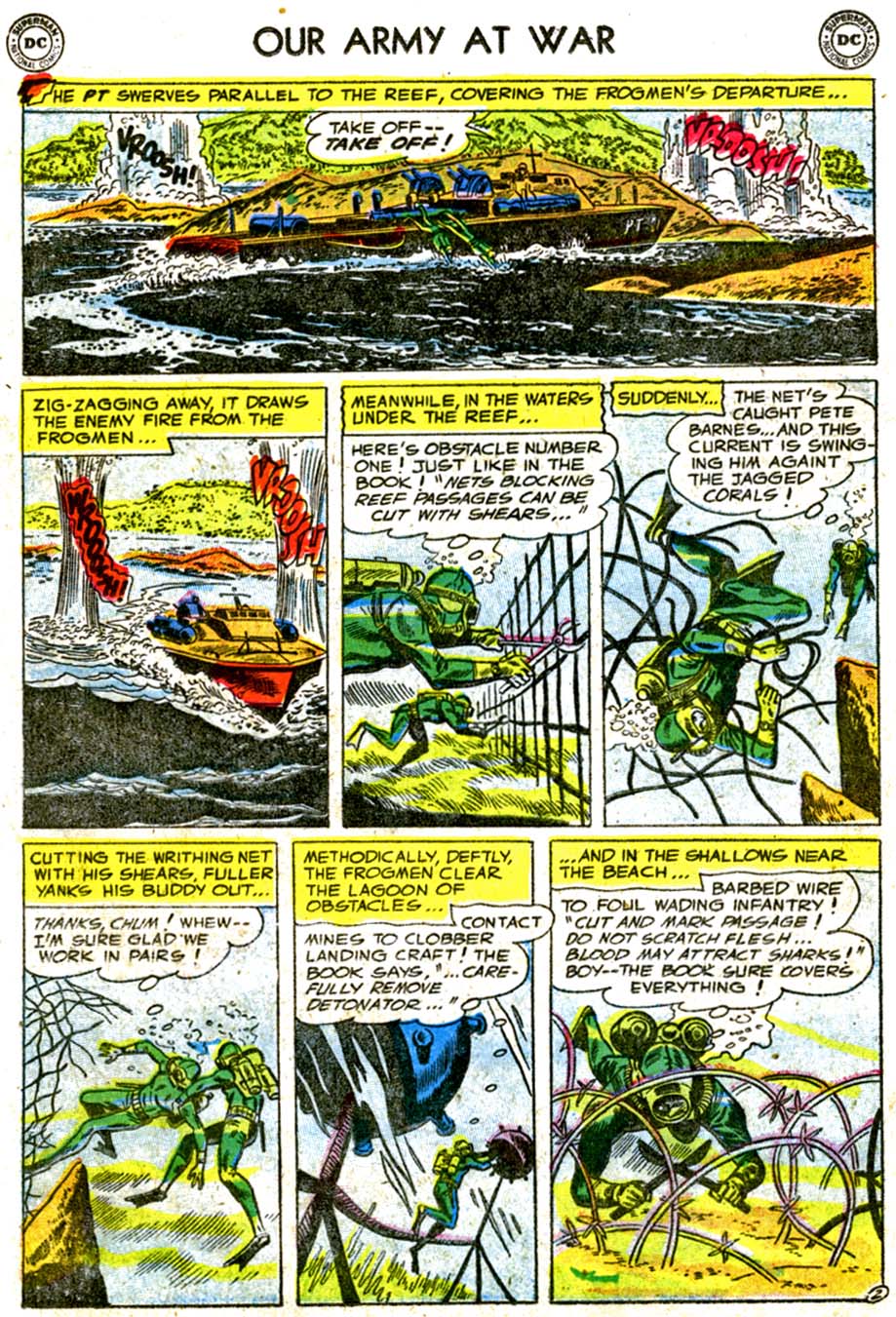 Read online Our Army at War (1952) comic -  Issue #40 - 20