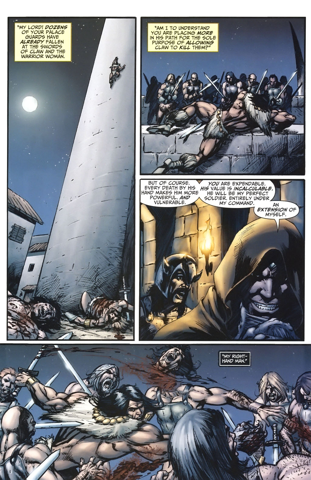 Read online Red Sonja / Claw The Unconquered: Devil's Hands comic -  Issue # TPB - 56