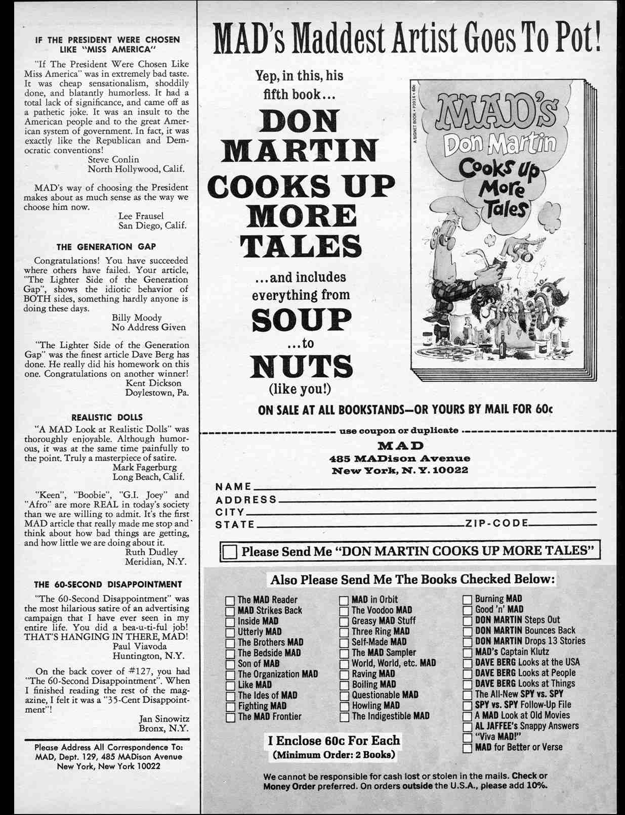 Read online MAD comic -  Issue #129 - 5