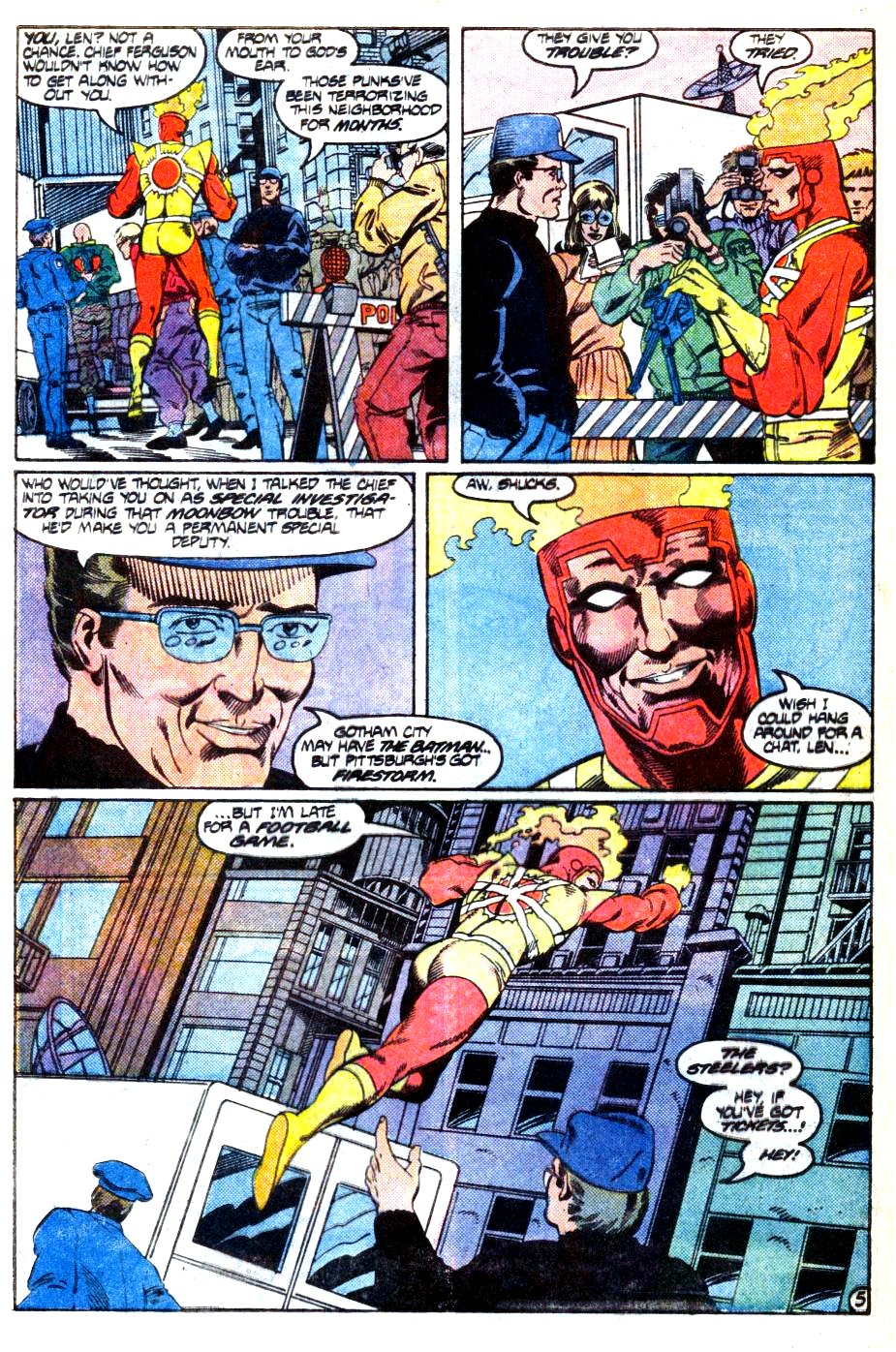 The Fury of Firestorm Issue #50 #54 - English 6