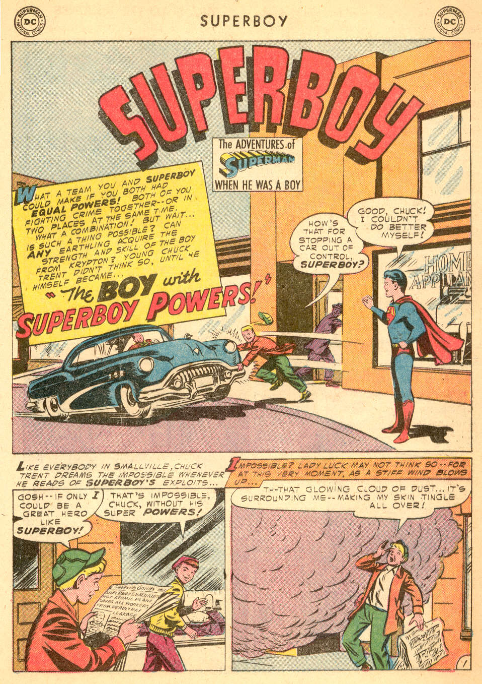 Read online Superboy (1949) comic -  Issue #39 - 23
