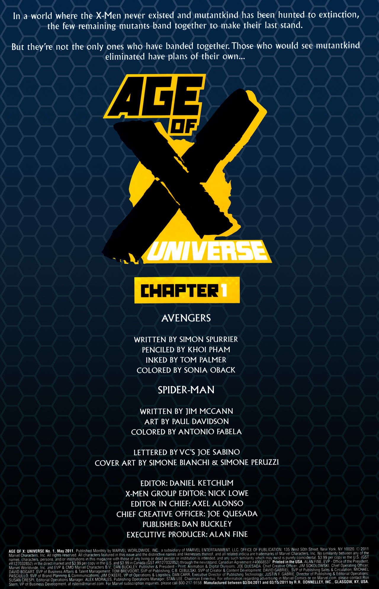 Read online Age of X: Universe comic -  Issue #1 - 2