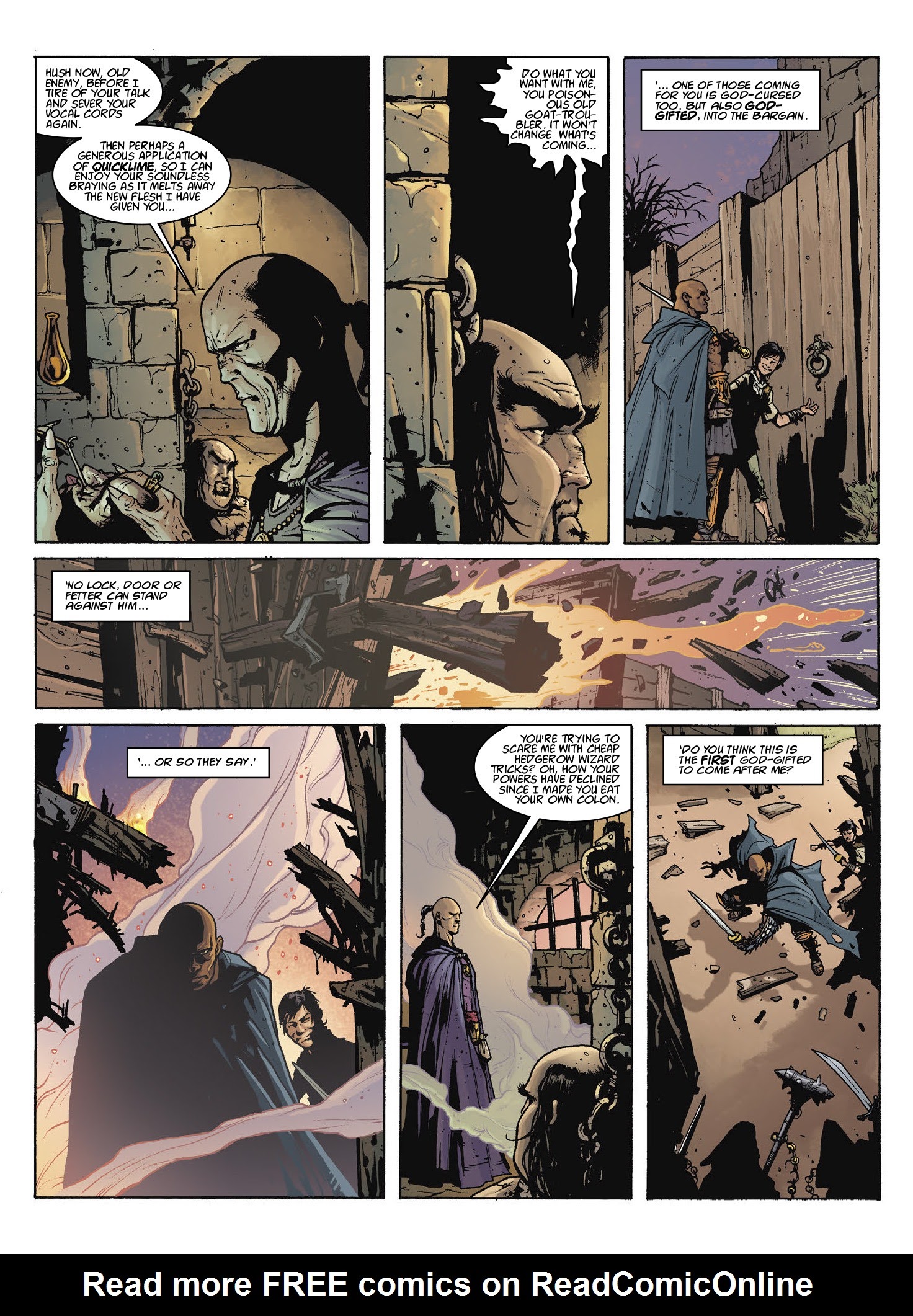 Read online Aquila: The Burning Fields comic -  Issue # TPB - 28