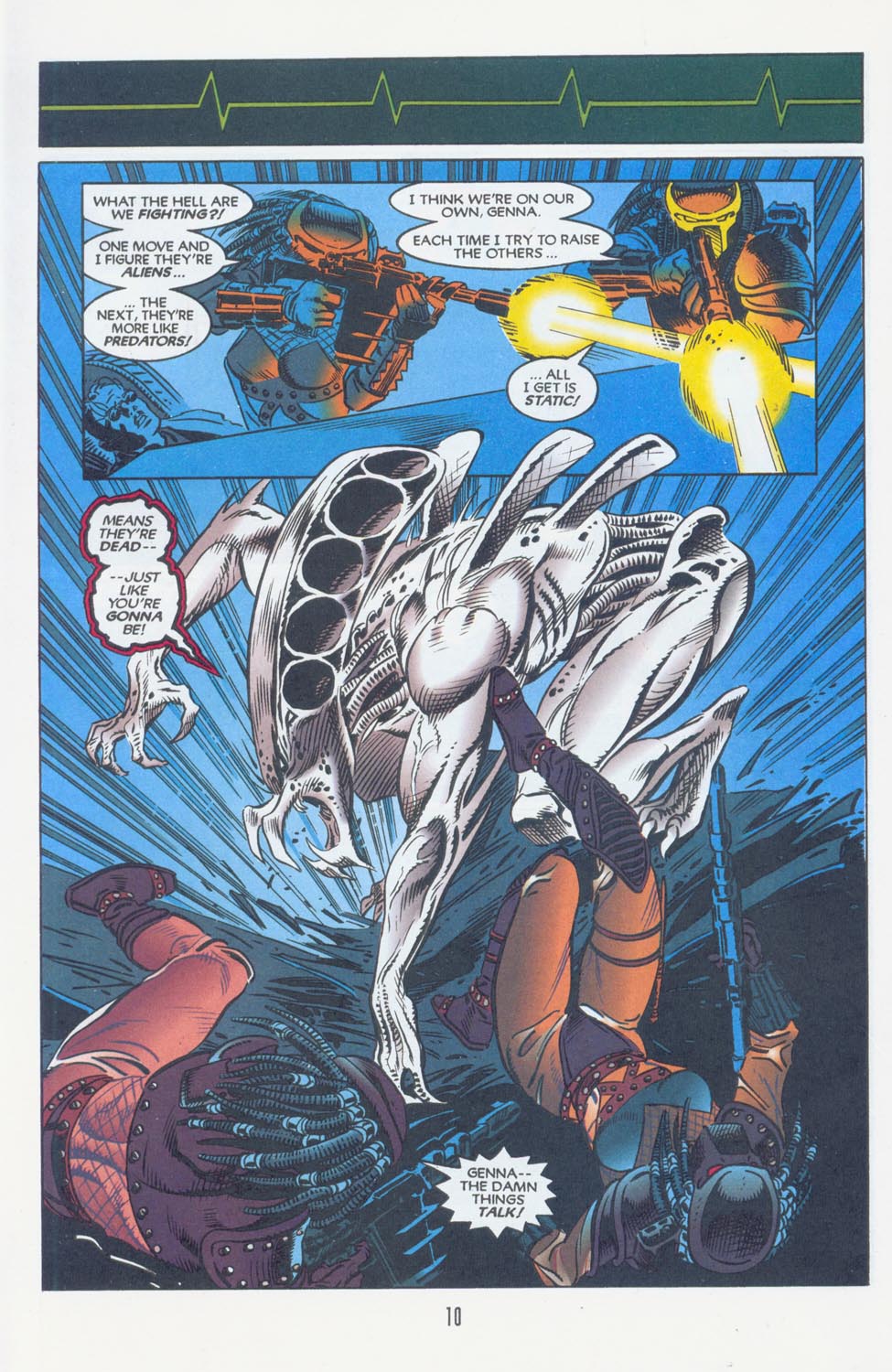 Read online Aliens/Predator: The Deadliest of the Species comic -  Issue #11 - 11