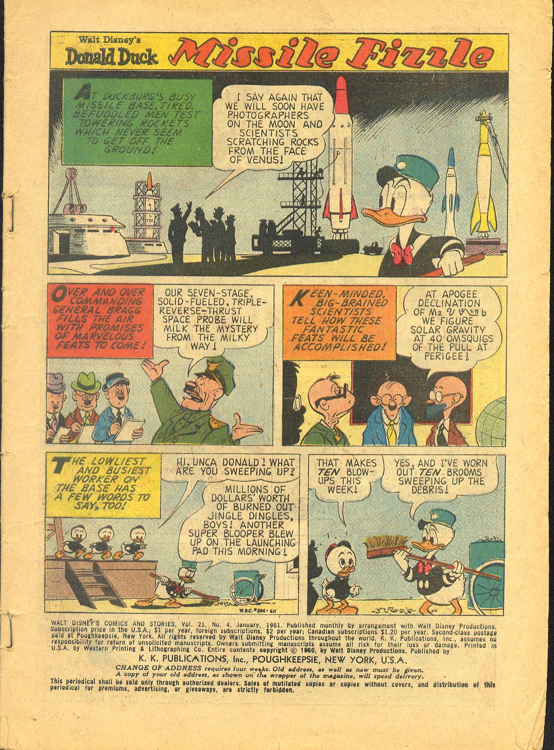 Read online Walt Disney's Comics and Stories comic -  Issue #244 - 2