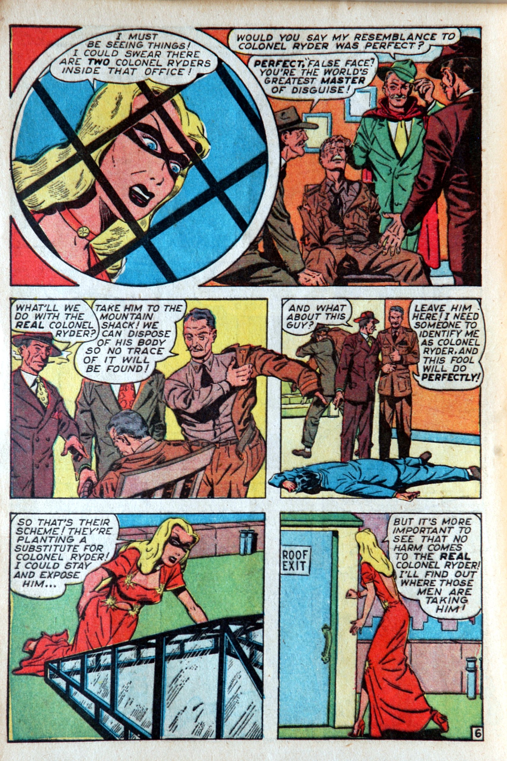 Read online Blonde Phantom Comics comic -  Issue #12 - 8