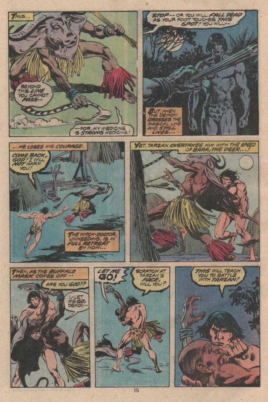 Read online Tarzan (1977) comic -  Issue #9 - 10