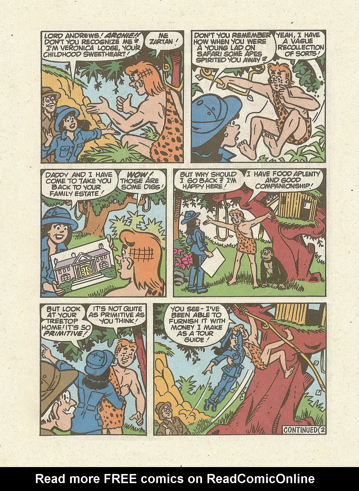 Read online Betty and Veronica Digest Magazine comic -  Issue #70 - 58