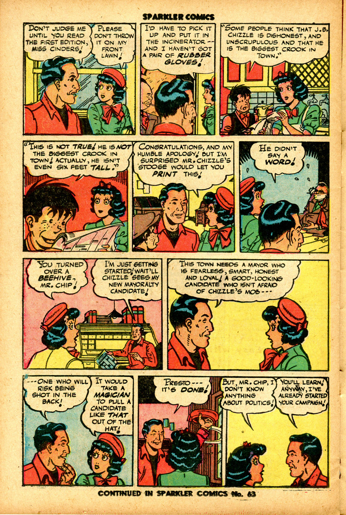 Read online Sparkler Comics comic -  Issue #62 - 36