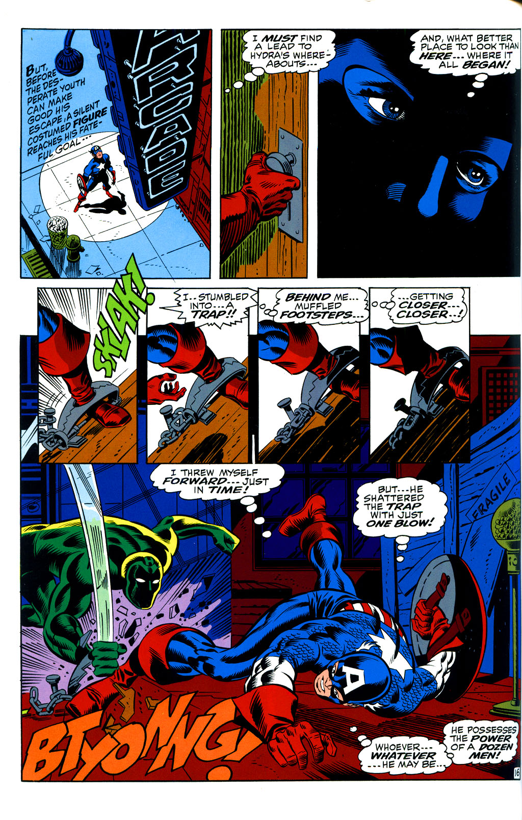 Read online Captain America: Red, White & Blue comic -  Issue # TPB - 127