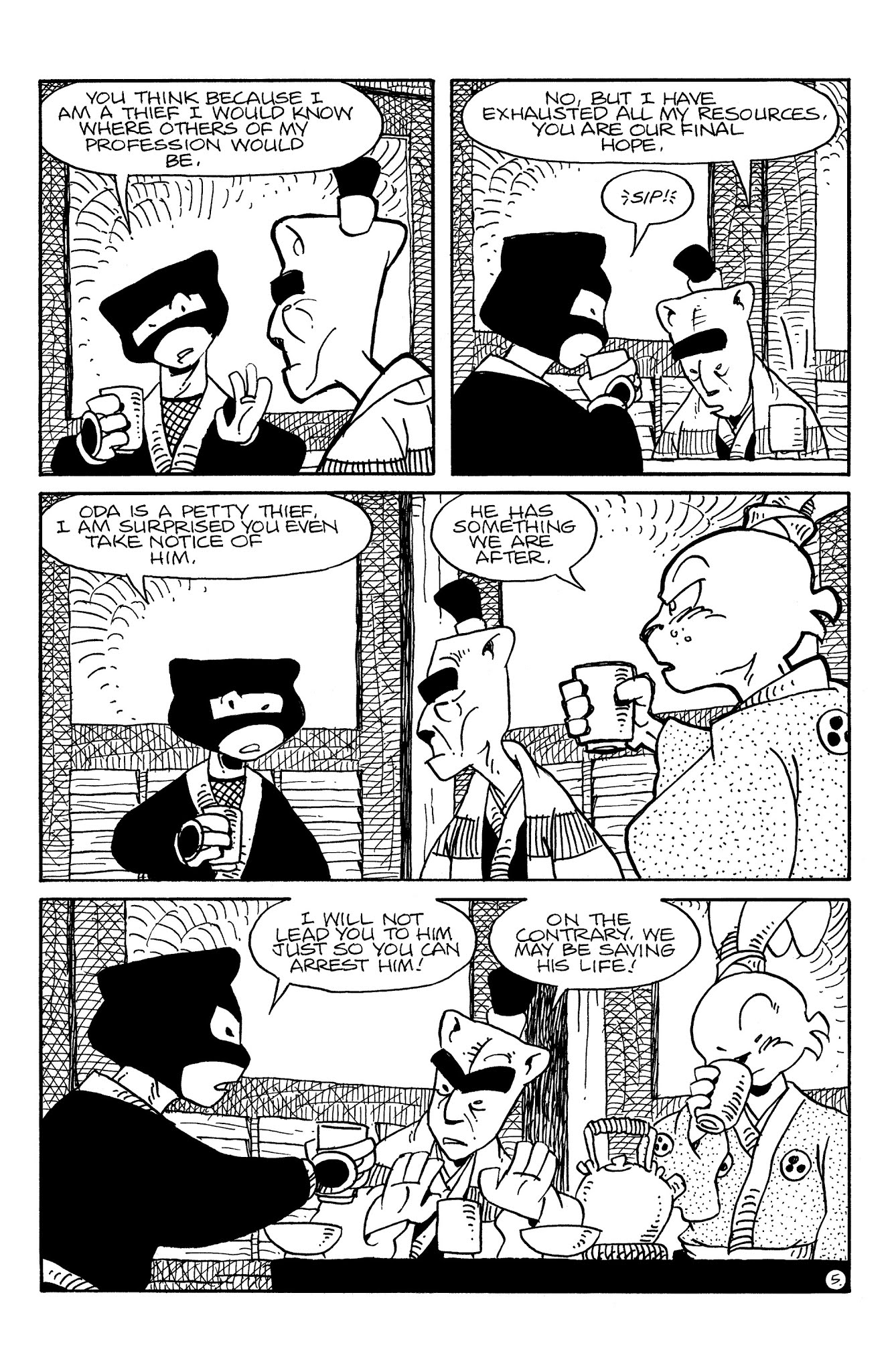 Read online Usagi Yojimbo: The Hidden comic -  Issue #5 - 7