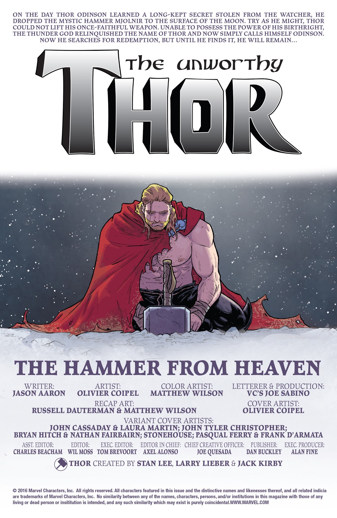 Read online The Unworthy Thor comic -  Issue # _TPB - 4
