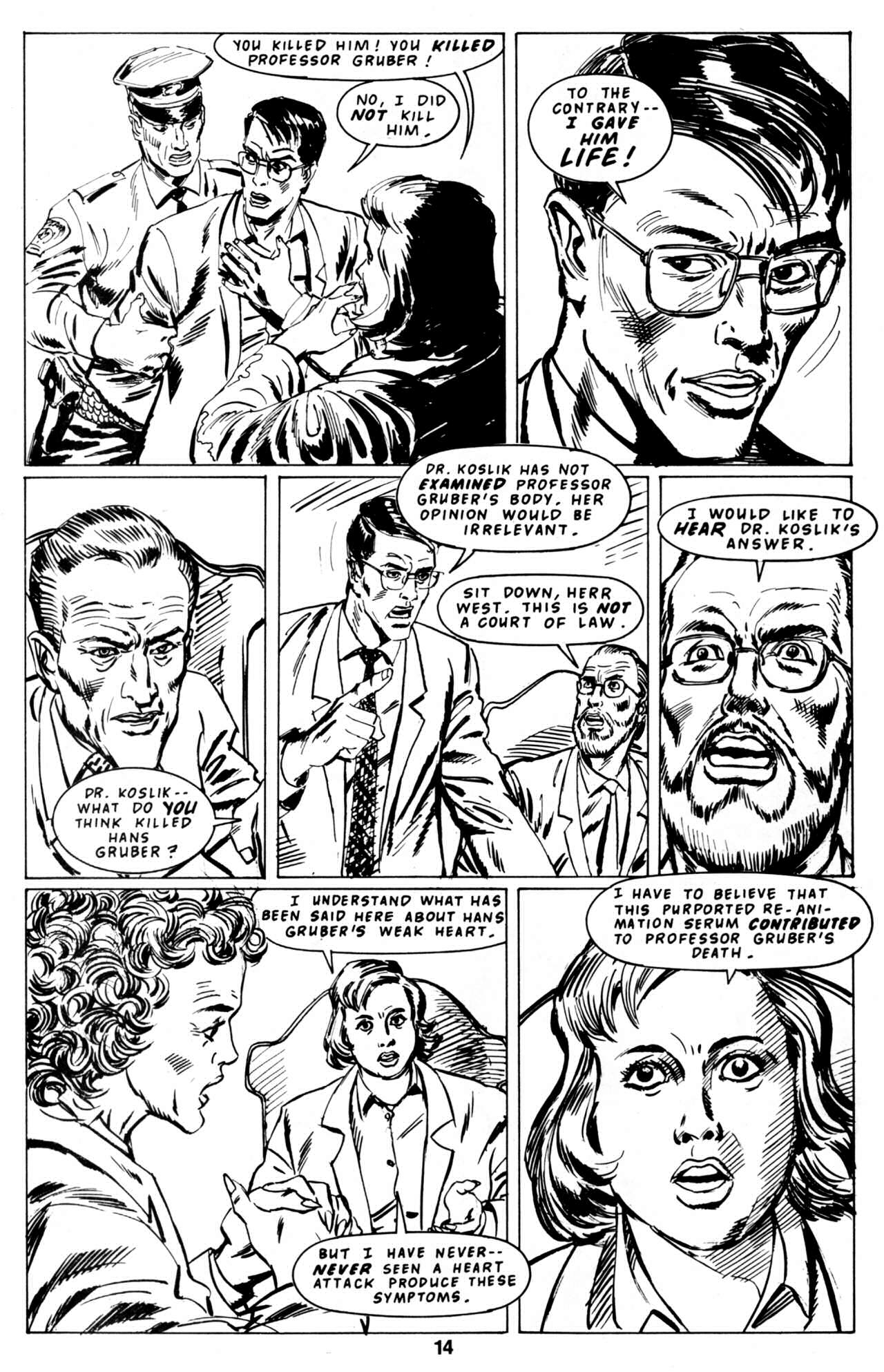 Read online Re-Animator: Dawn of the Re-animator comic -  Issue #1 - 16