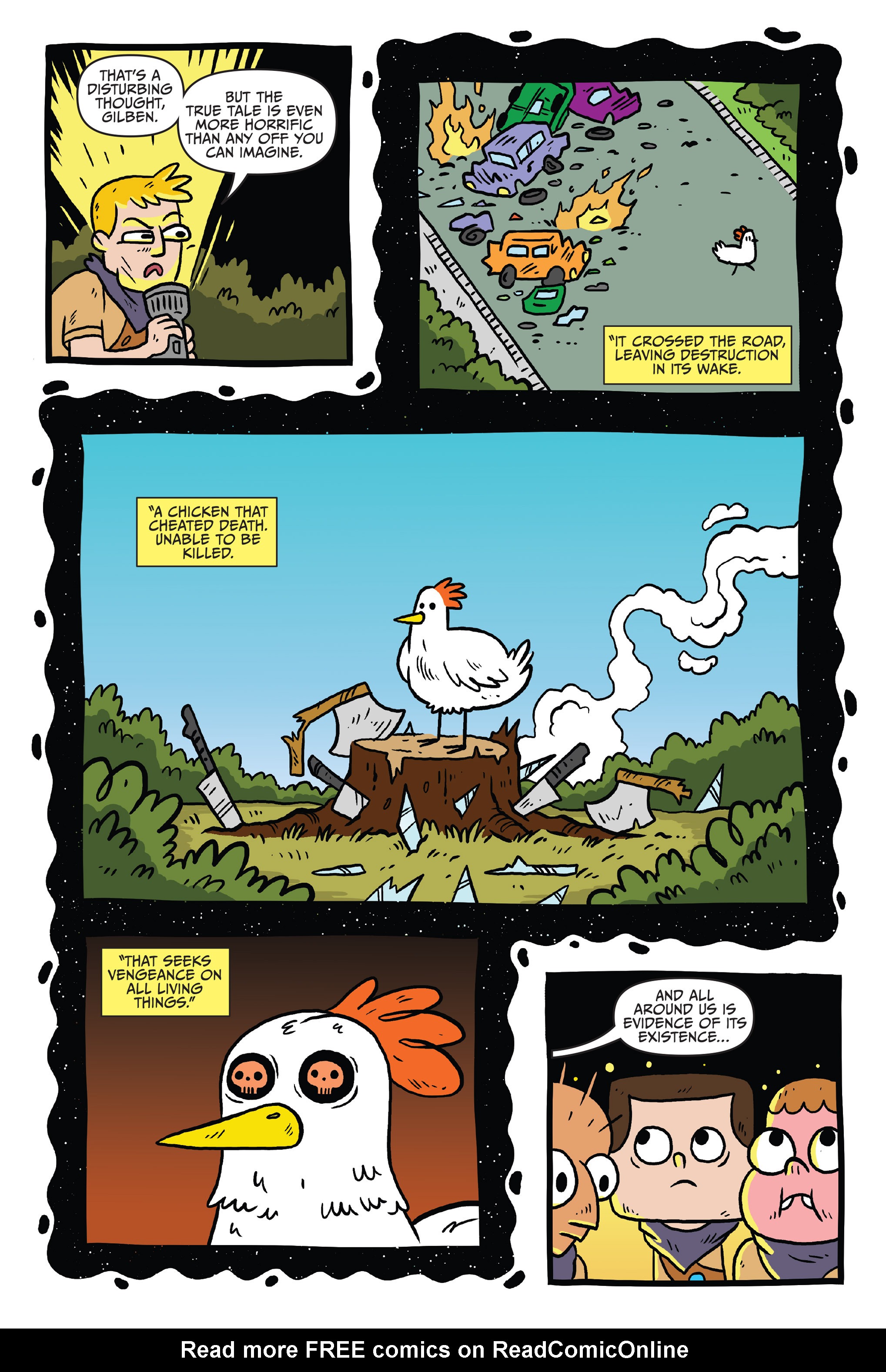 Read online Clarence: Chicken Phantom comic -  Issue # Full - 46