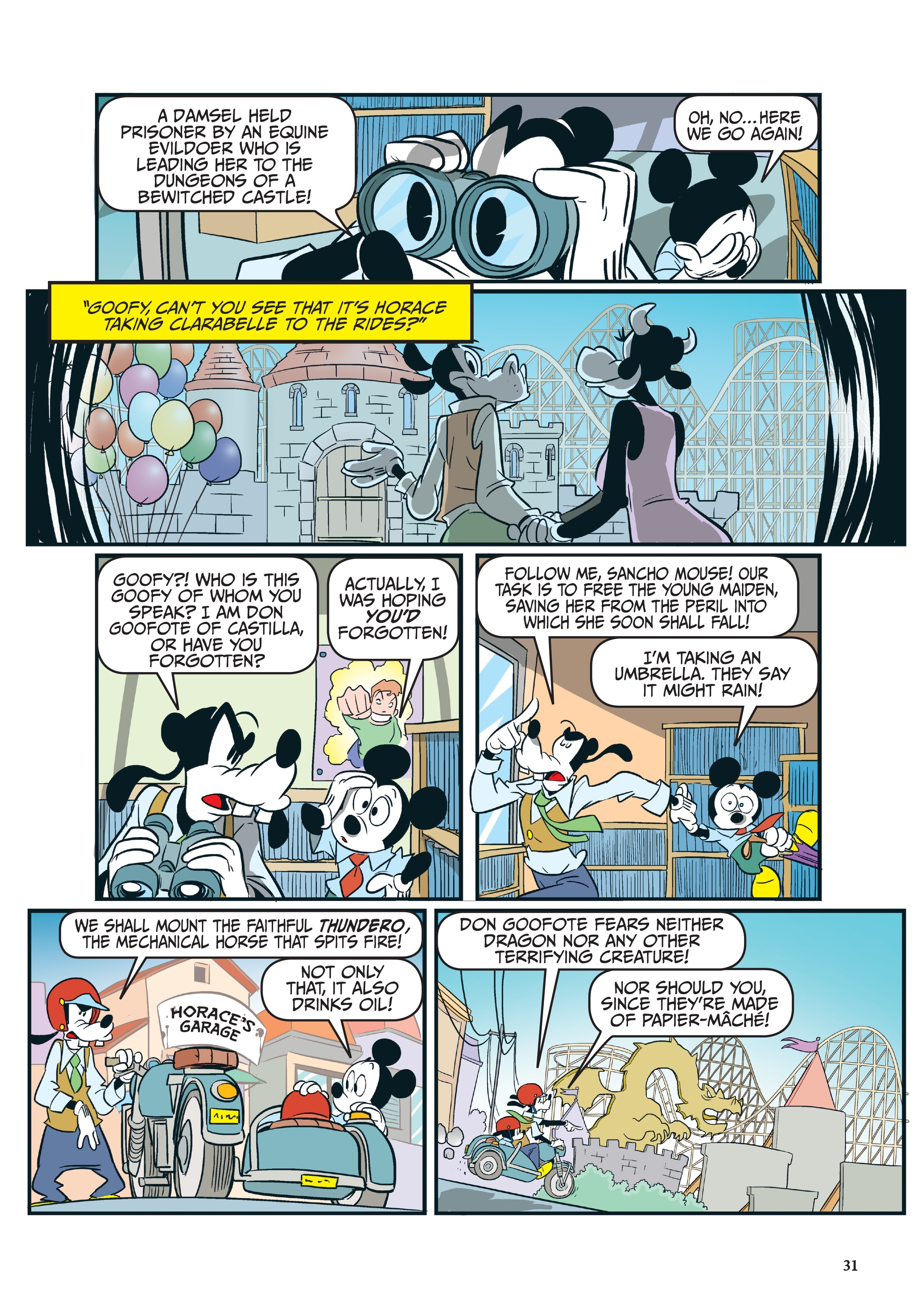 Read online Disney Don Quixote, Starring Goofy and Mickey Mouse comic -  Issue # TPB - 32
