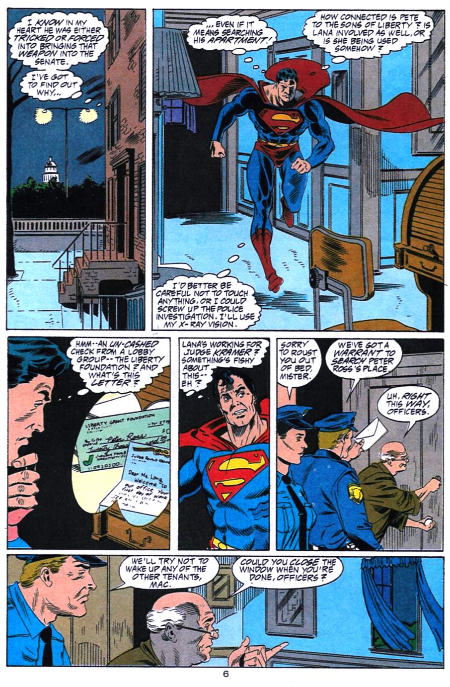 Read online Adventures of Superman (1987) comic -  Issue #492 - 7