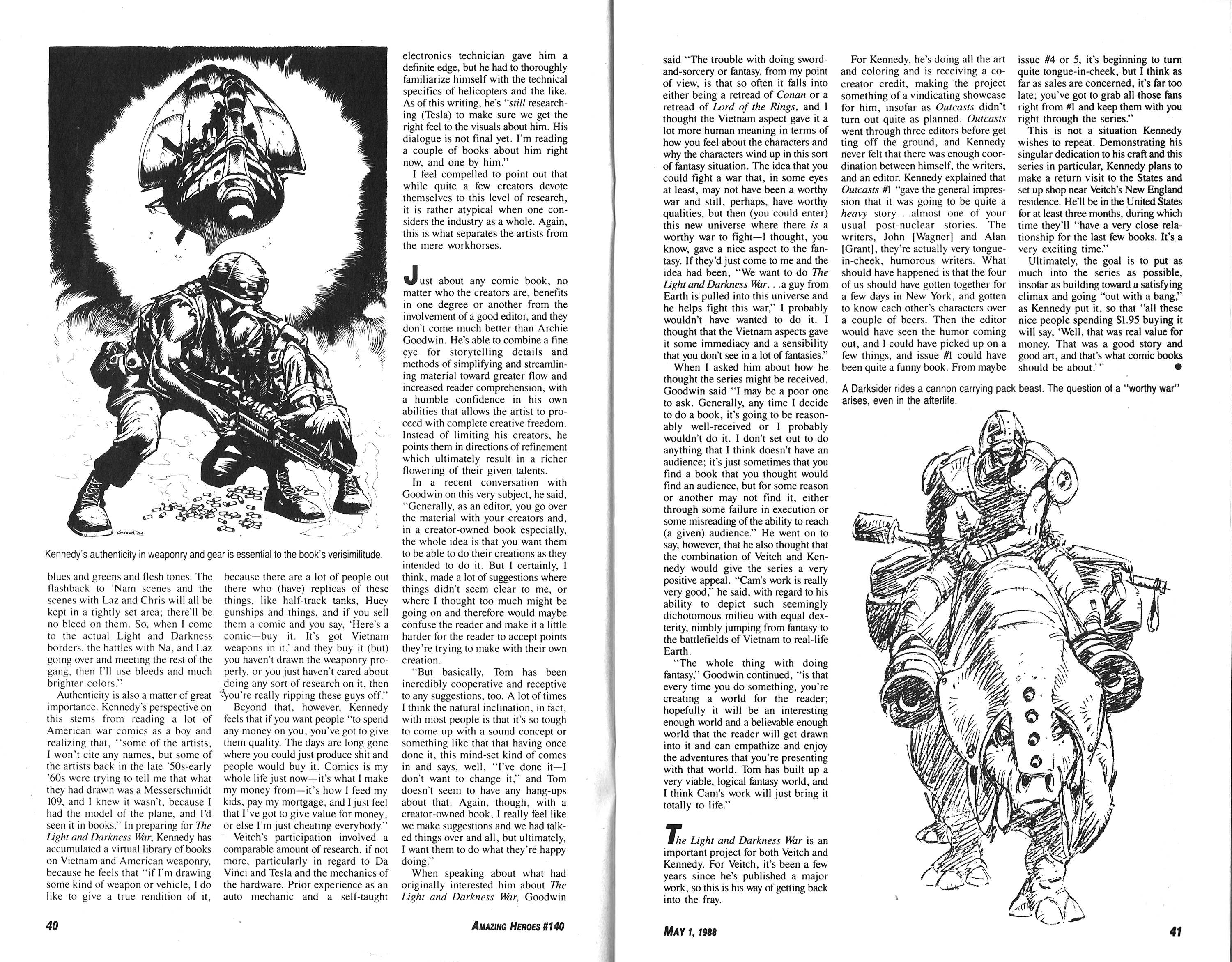 Read online Amazing Heroes comic -  Issue #140 - 21