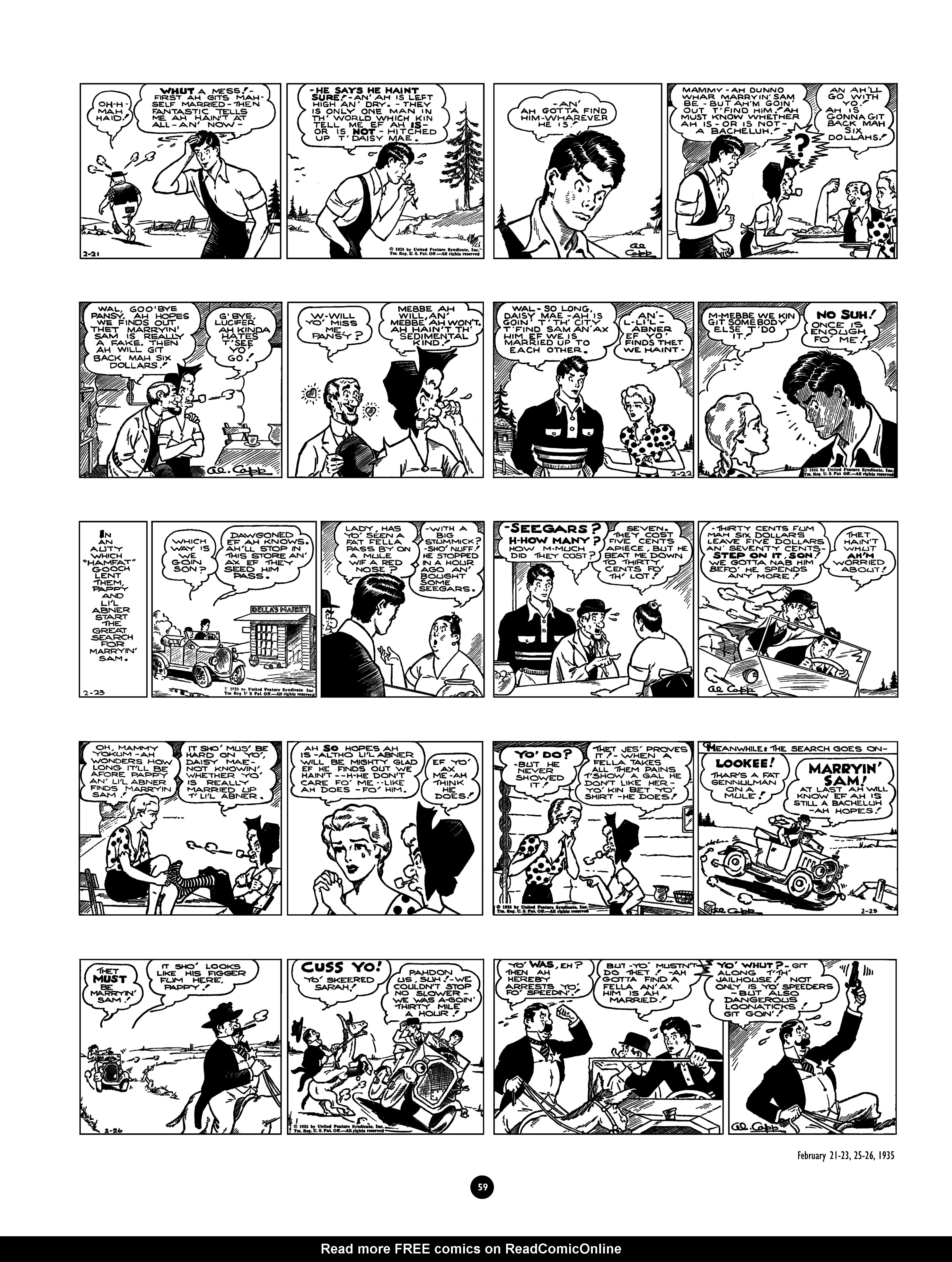 Read online Al Capp's Li'l Abner Complete Daily & Color Sunday Comics comic -  Issue # TPB 1 (Part 1) - 60