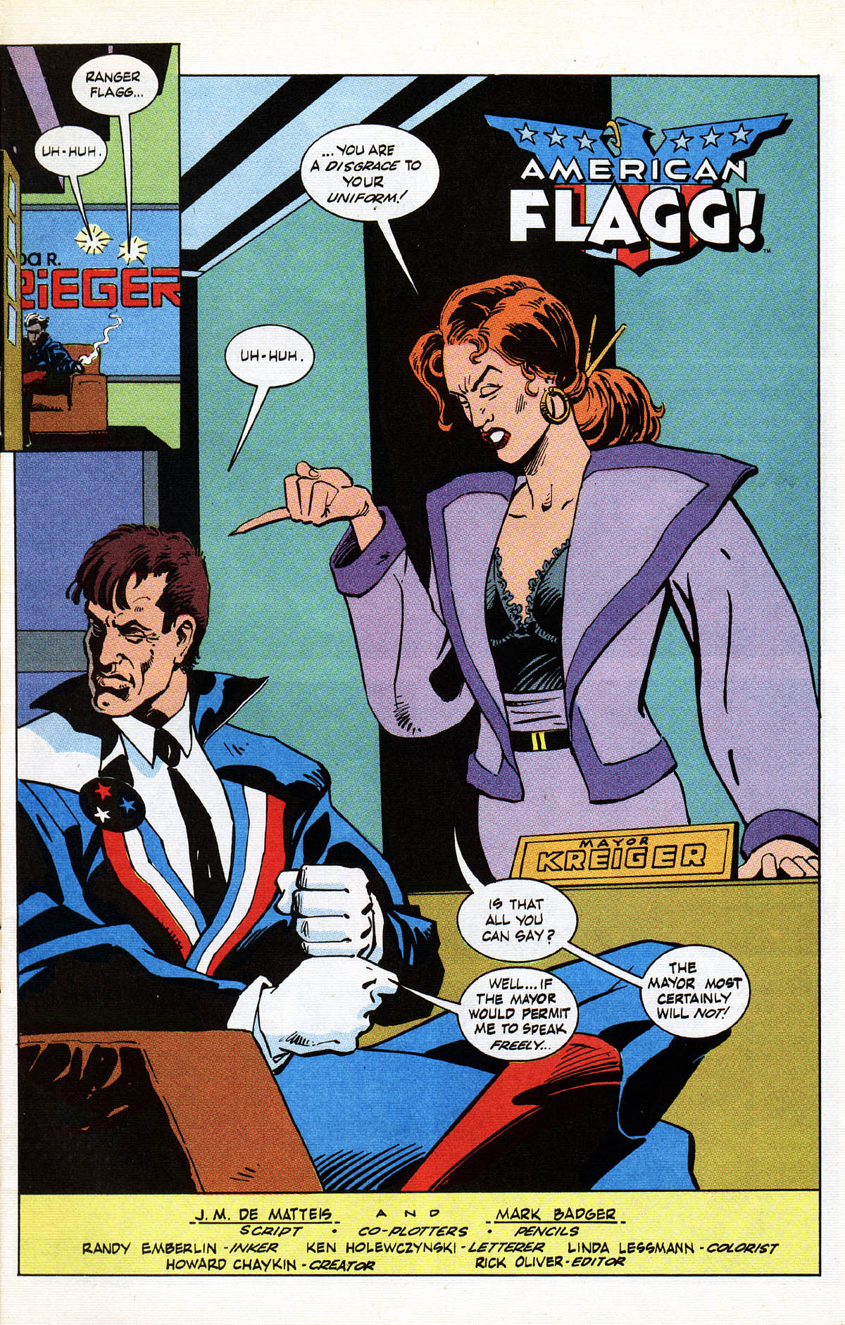 Read online American Flagg! comic -  Issue #38 - 5