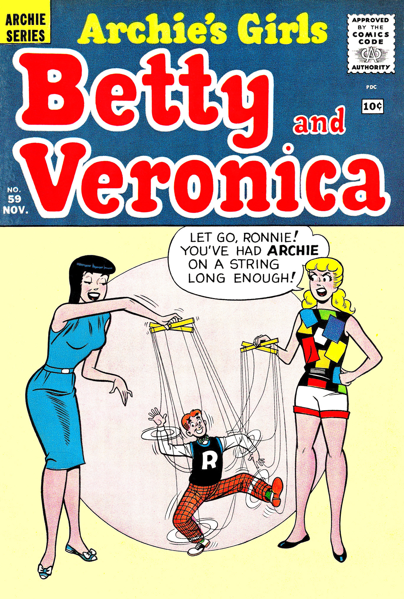 Read online Archie's Girls Betty and Veronica comic -  Issue #59 - 1