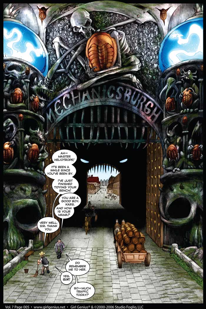 Read online Girl Genius (2002) comic -  Issue #7 - 6
