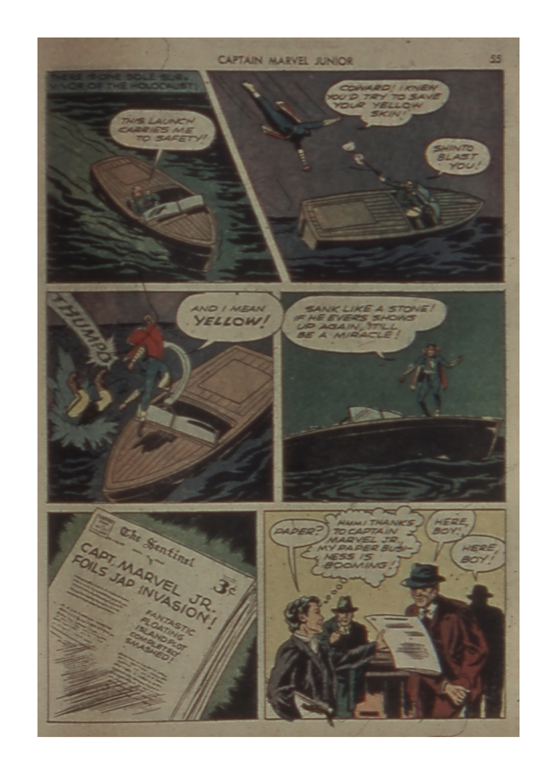 Read online Captain Marvel, Jr. comic -  Issue #4 - 56