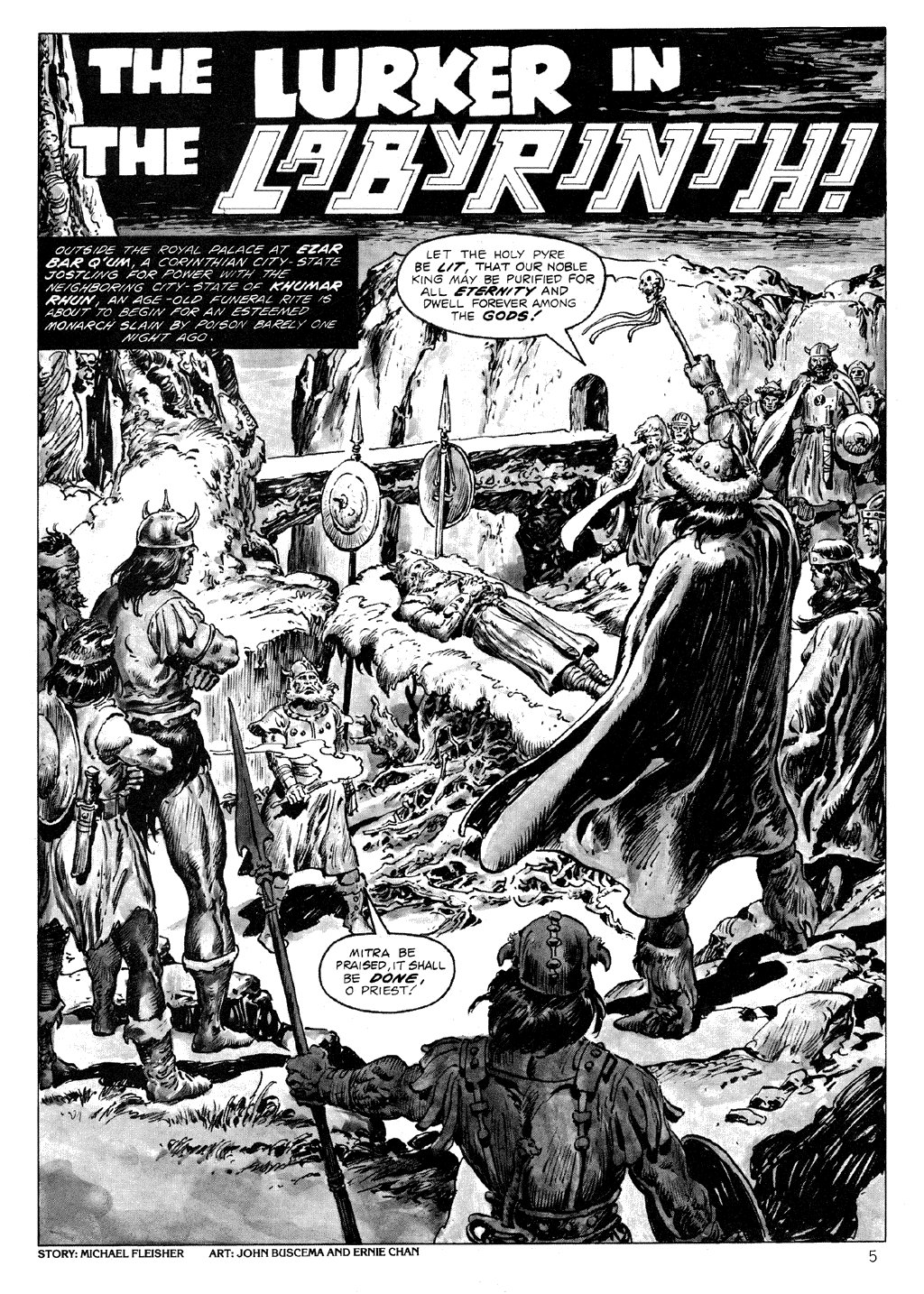 Read online The Savage Sword Of Conan comic -  Issue #71 - 5