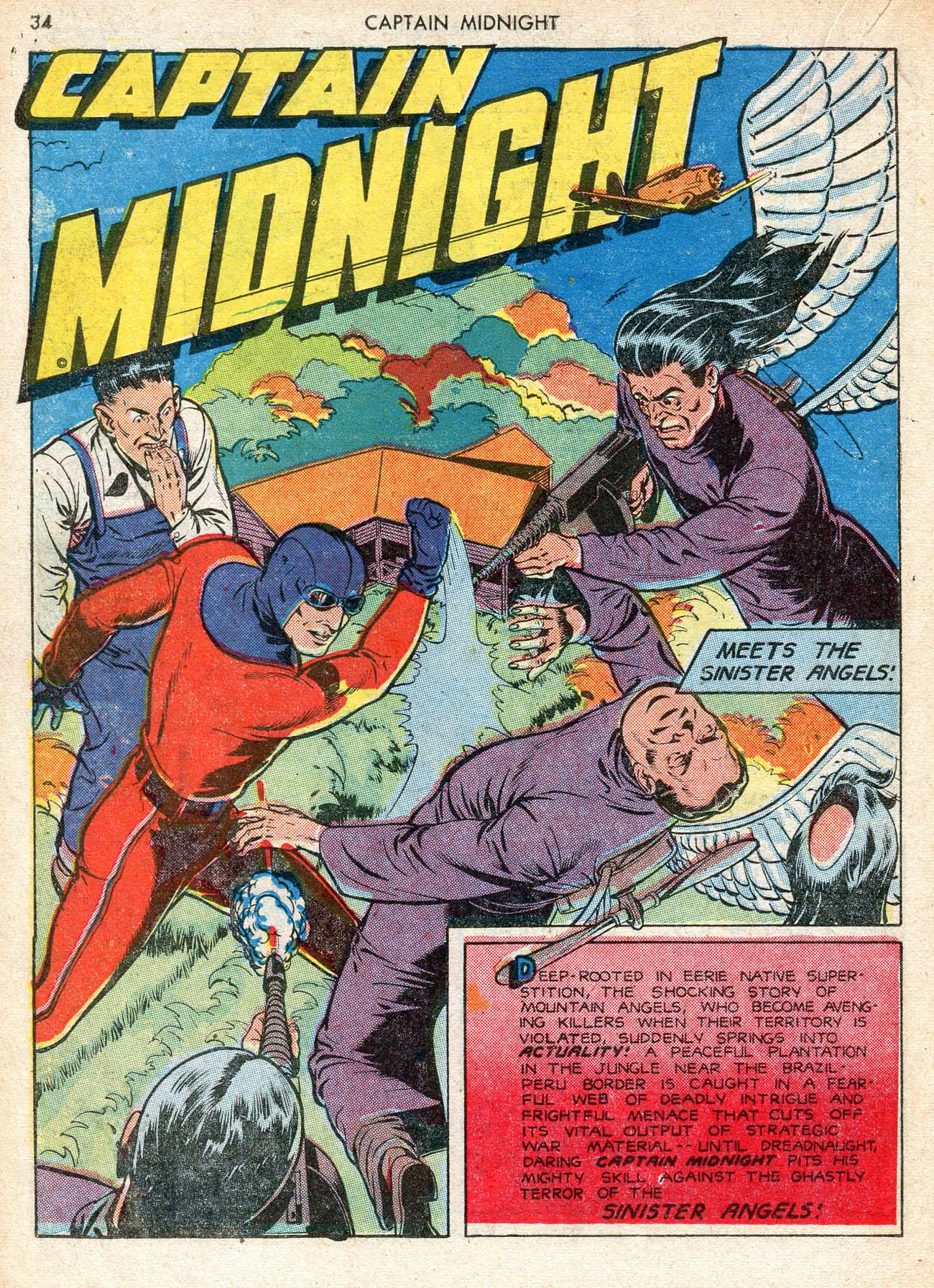 Read online Captain Midnight (1942) comic -  Issue #12 - 34
