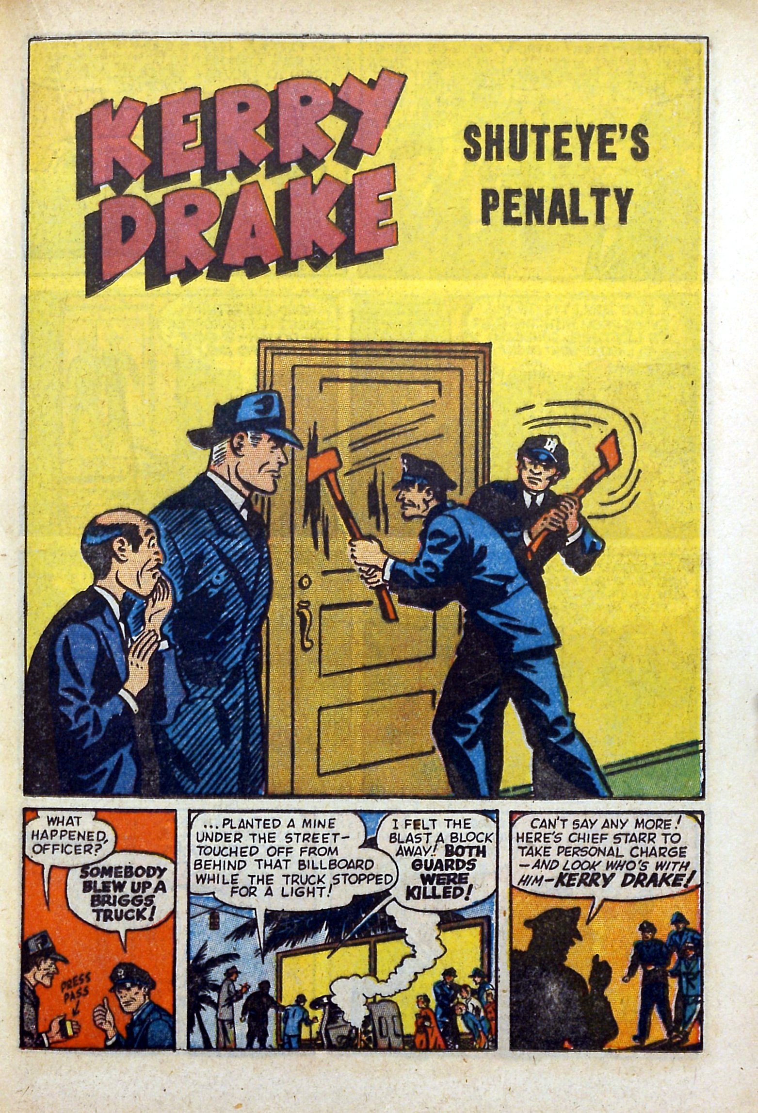 Read online Kerry Drake Detective Cases comic -  Issue #7 - 23
