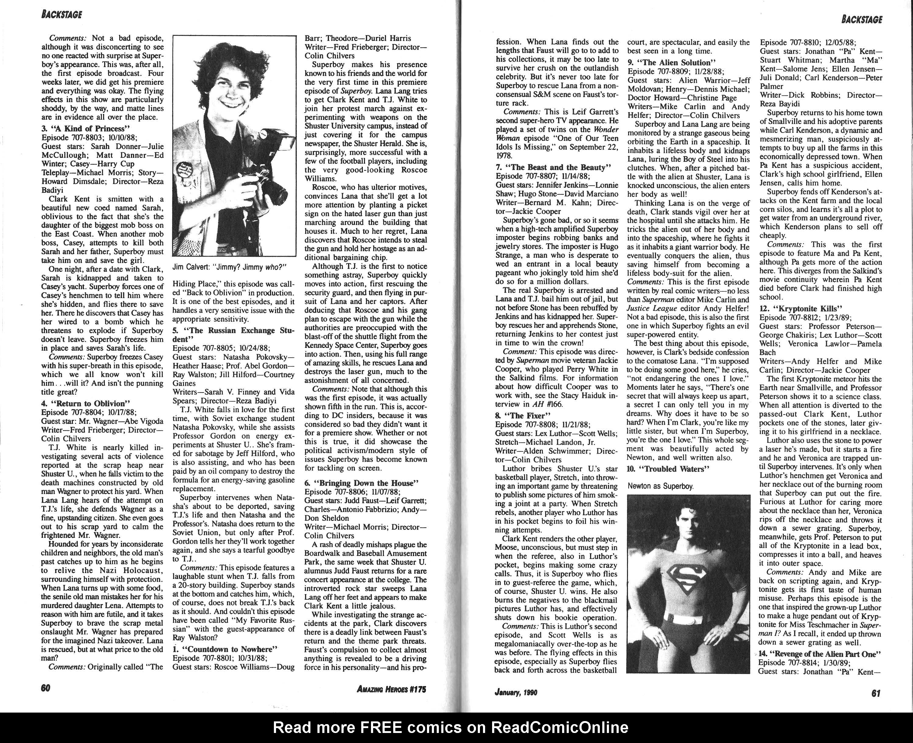 Read online Amazing Heroes comic -  Issue #175 - 31