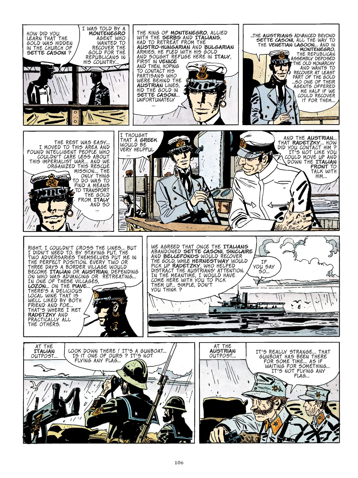 Read online Corto Maltese comic -  Issue # TPB 6 - 100