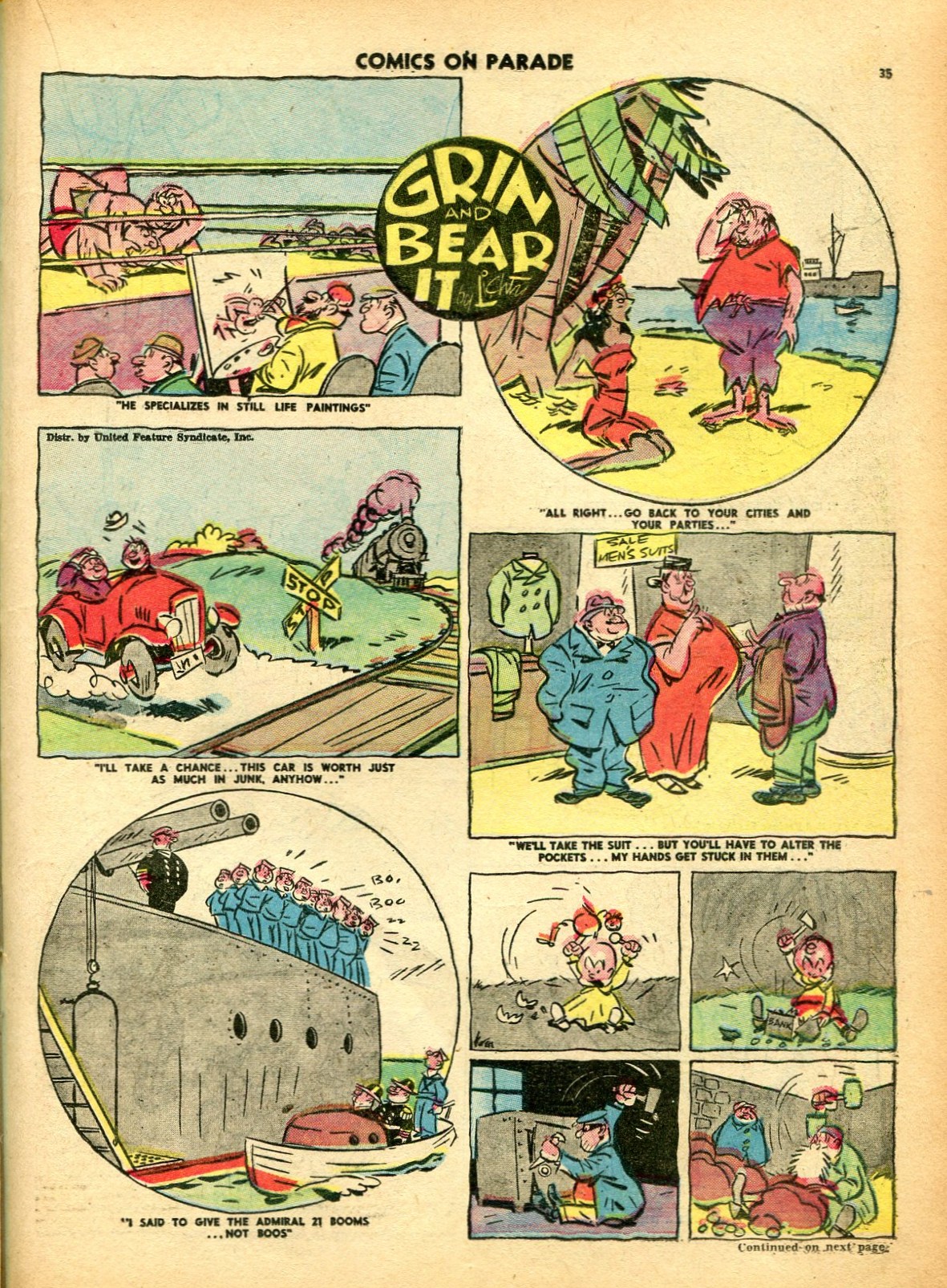 Read online Comics on Parade comic -  Issue #18 - 36