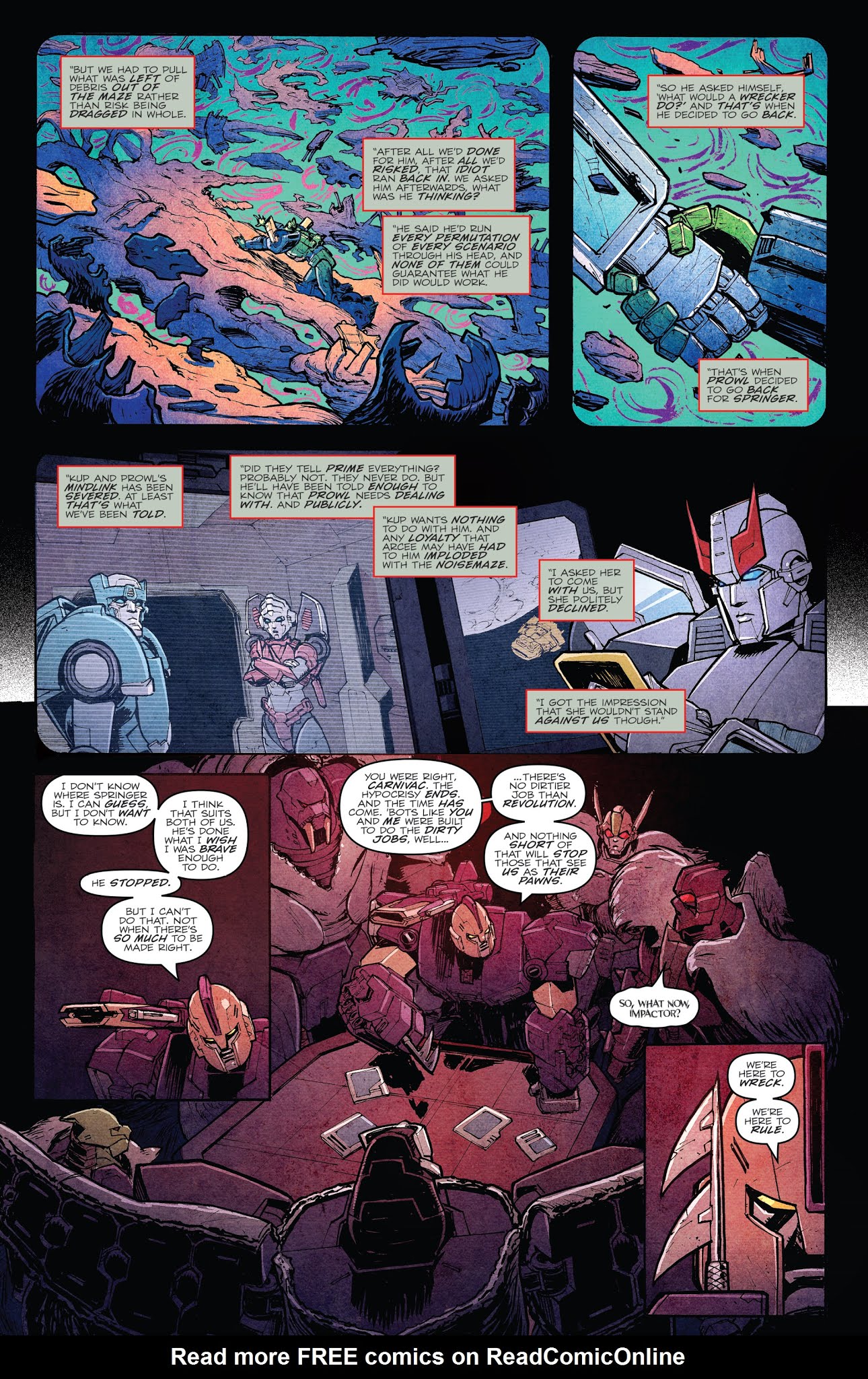 Read online Transformers: The Wreckers Saga comic -  Issue # TPB (Part 3) - 56