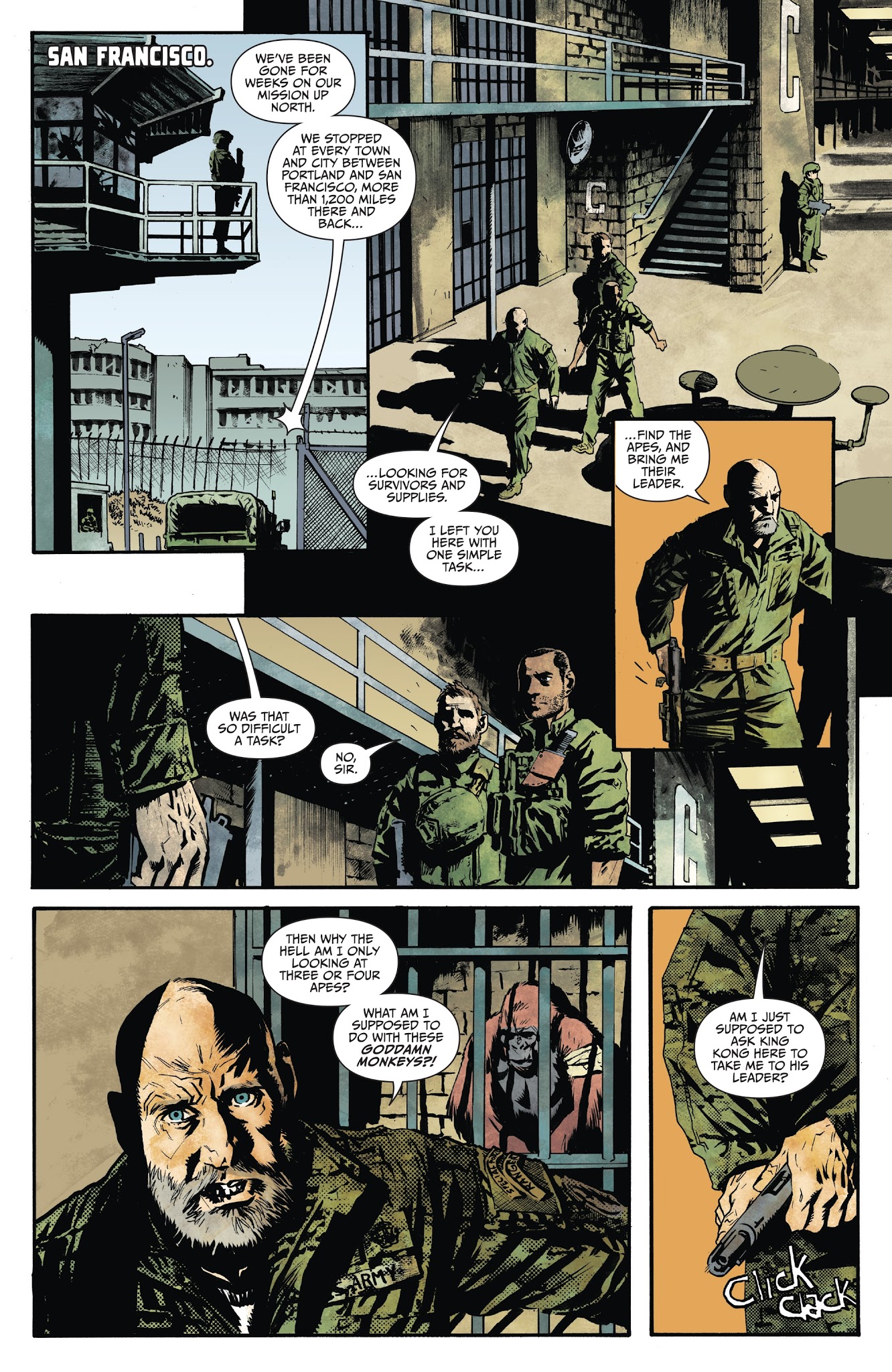 Read online War for the Planet of the Apes comic -  Issue #3 - 16