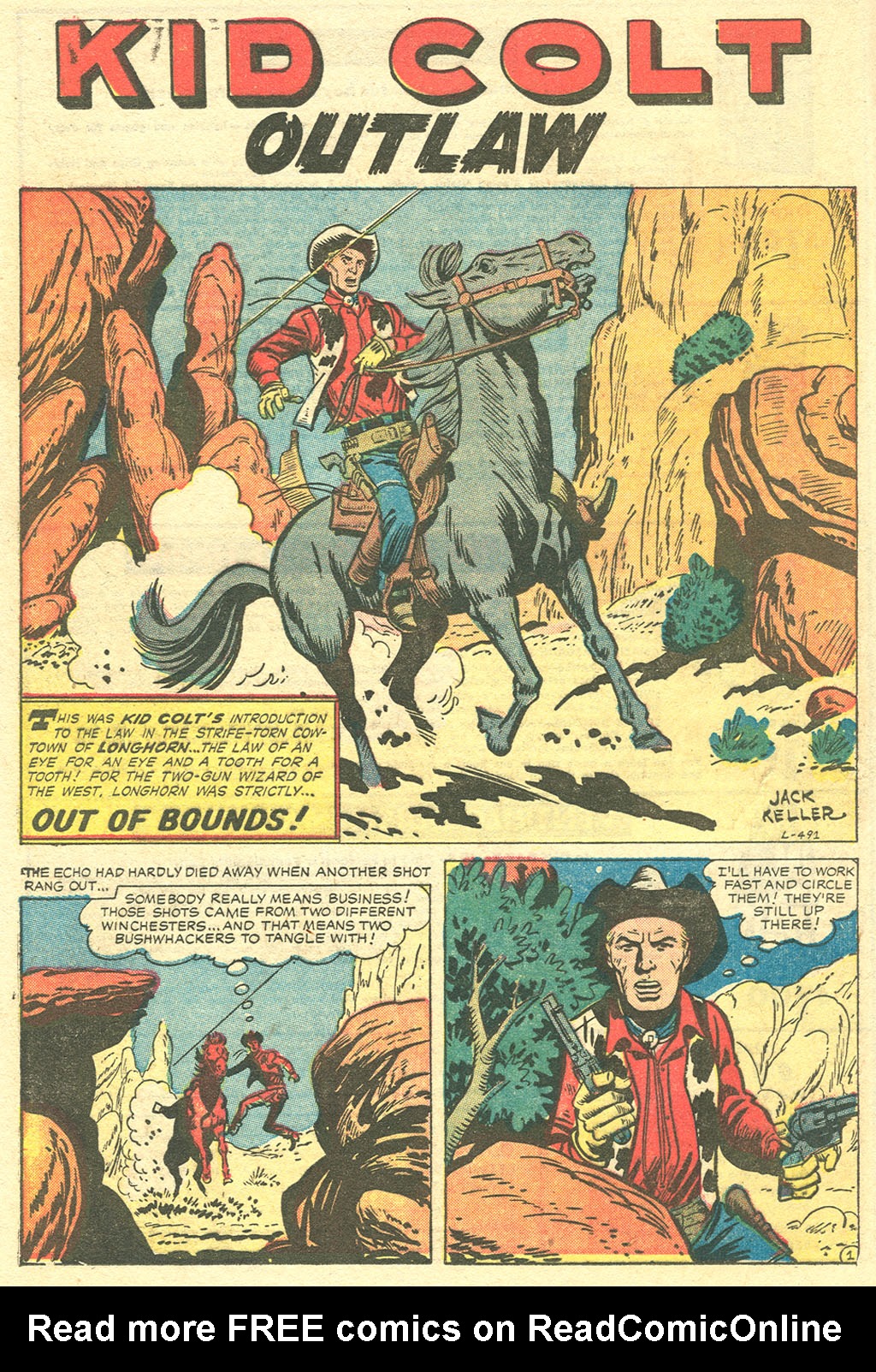 Read online Kid Colt Outlaw comic -  Issue #70 - 16