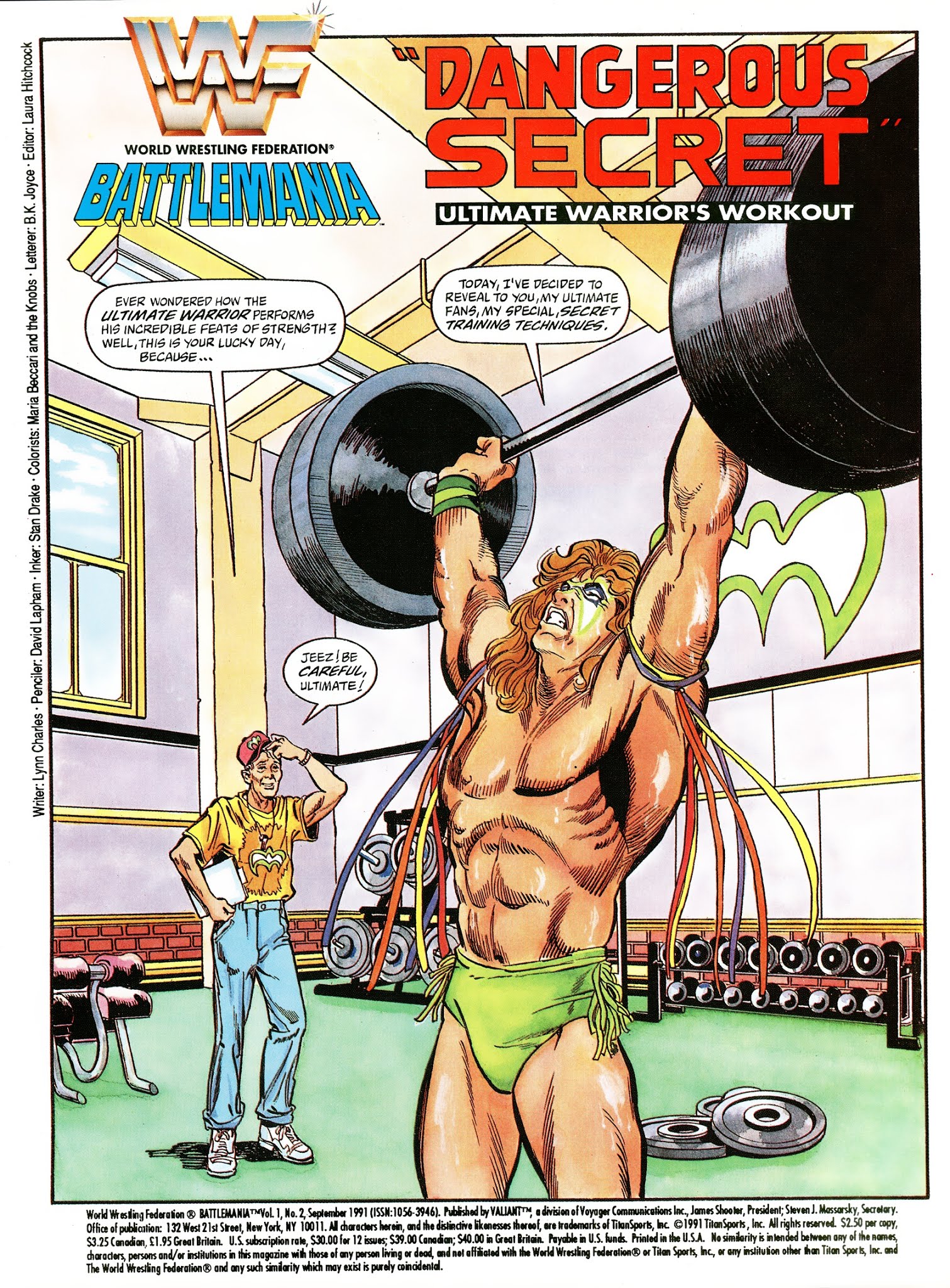 Read online WWF Battlemania comic -  Issue #2 - 3
