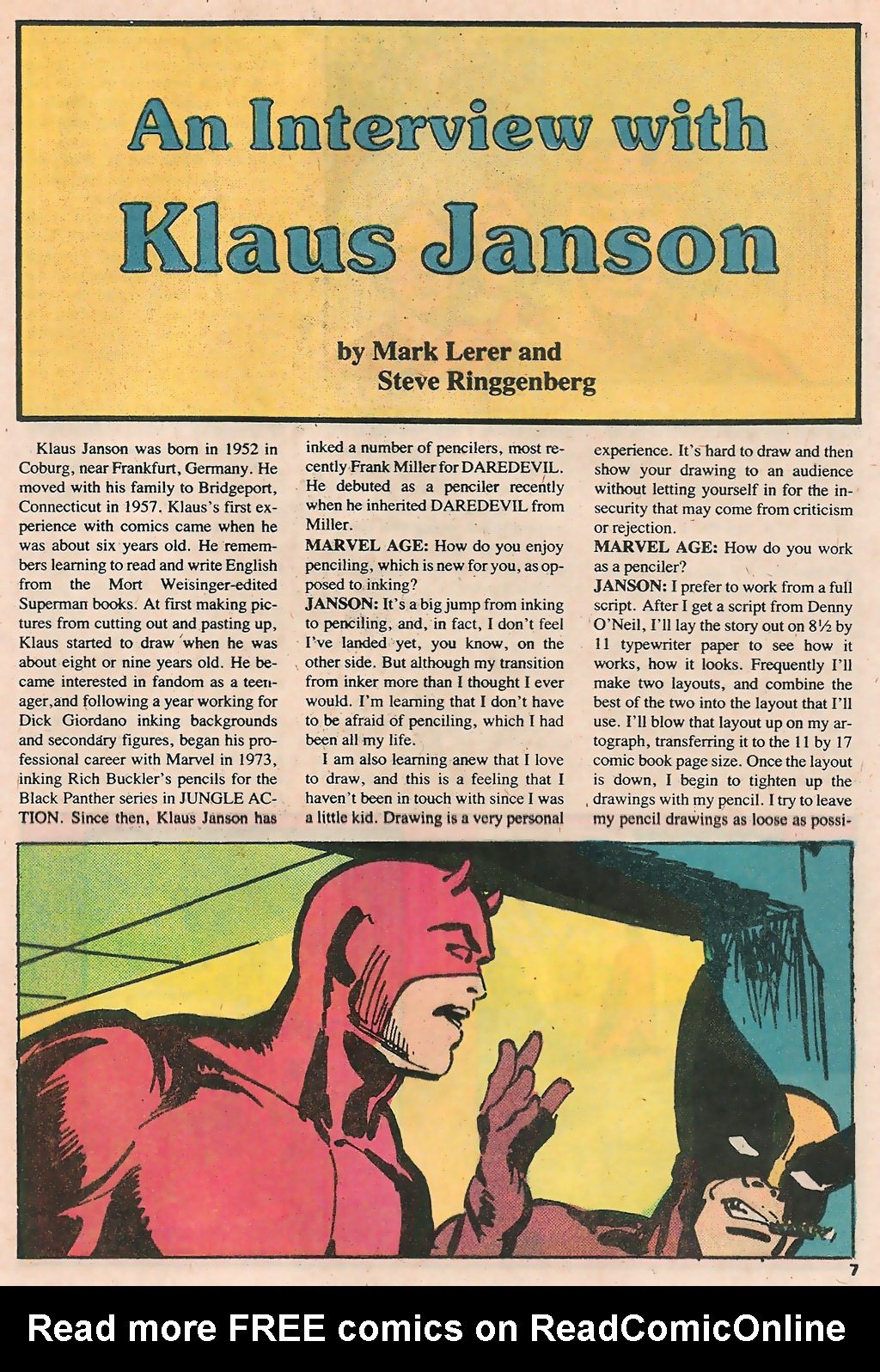 Read online Marvel Age comic -  Issue #5 - 9