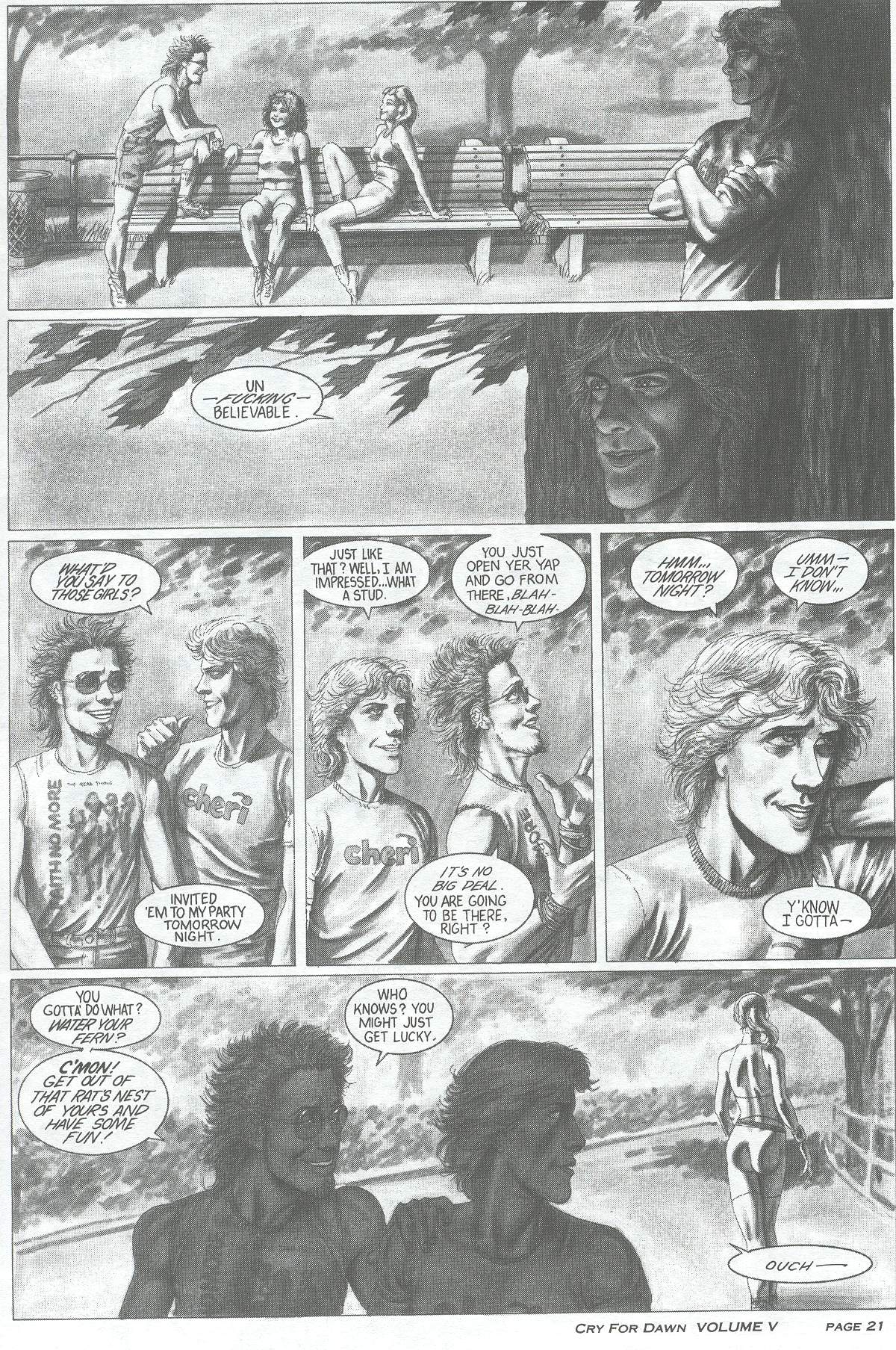 Read online Cry for Dawn comic -  Issue #5 - 23