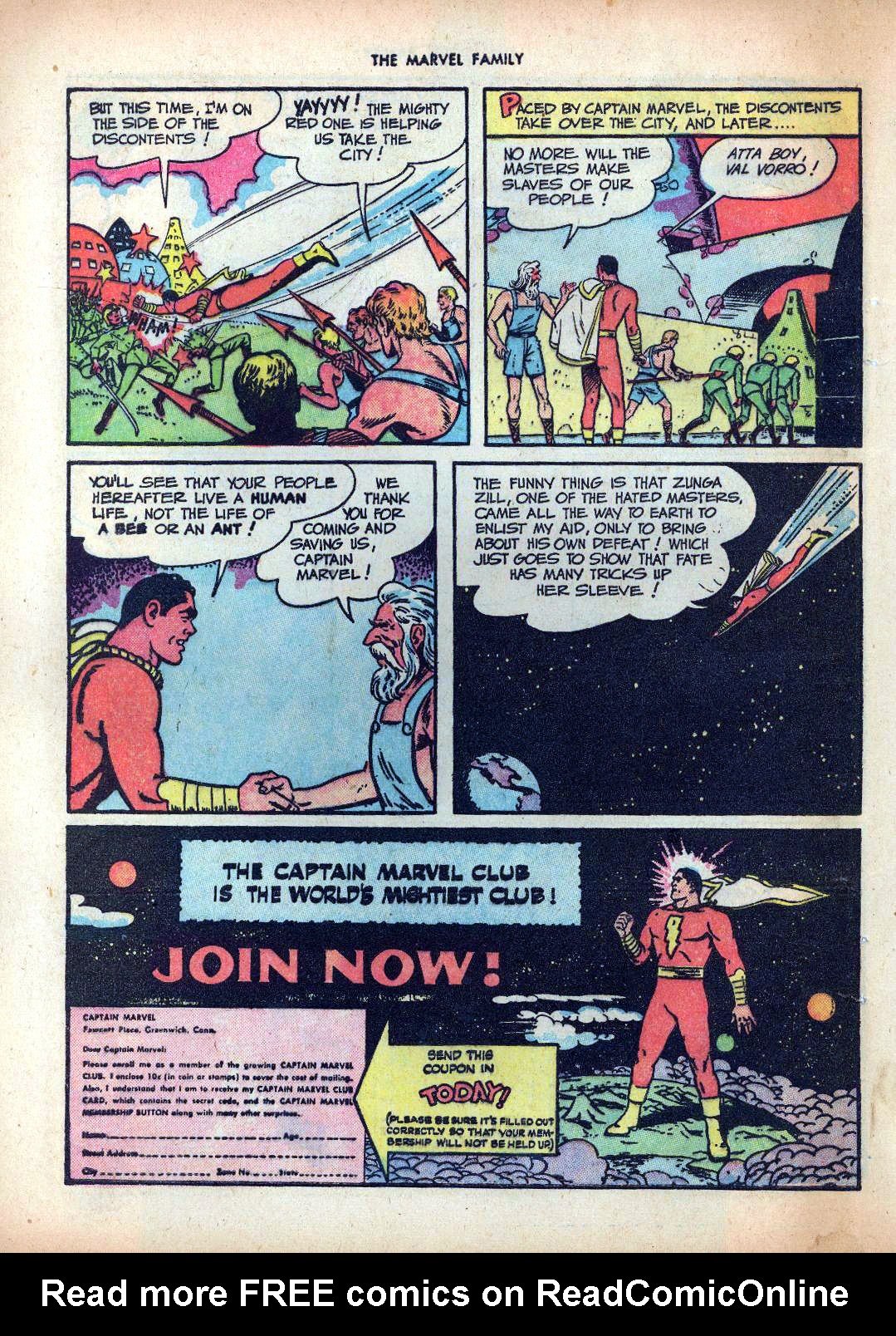 Read online The Marvel Family comic -  Issue #25 - 48