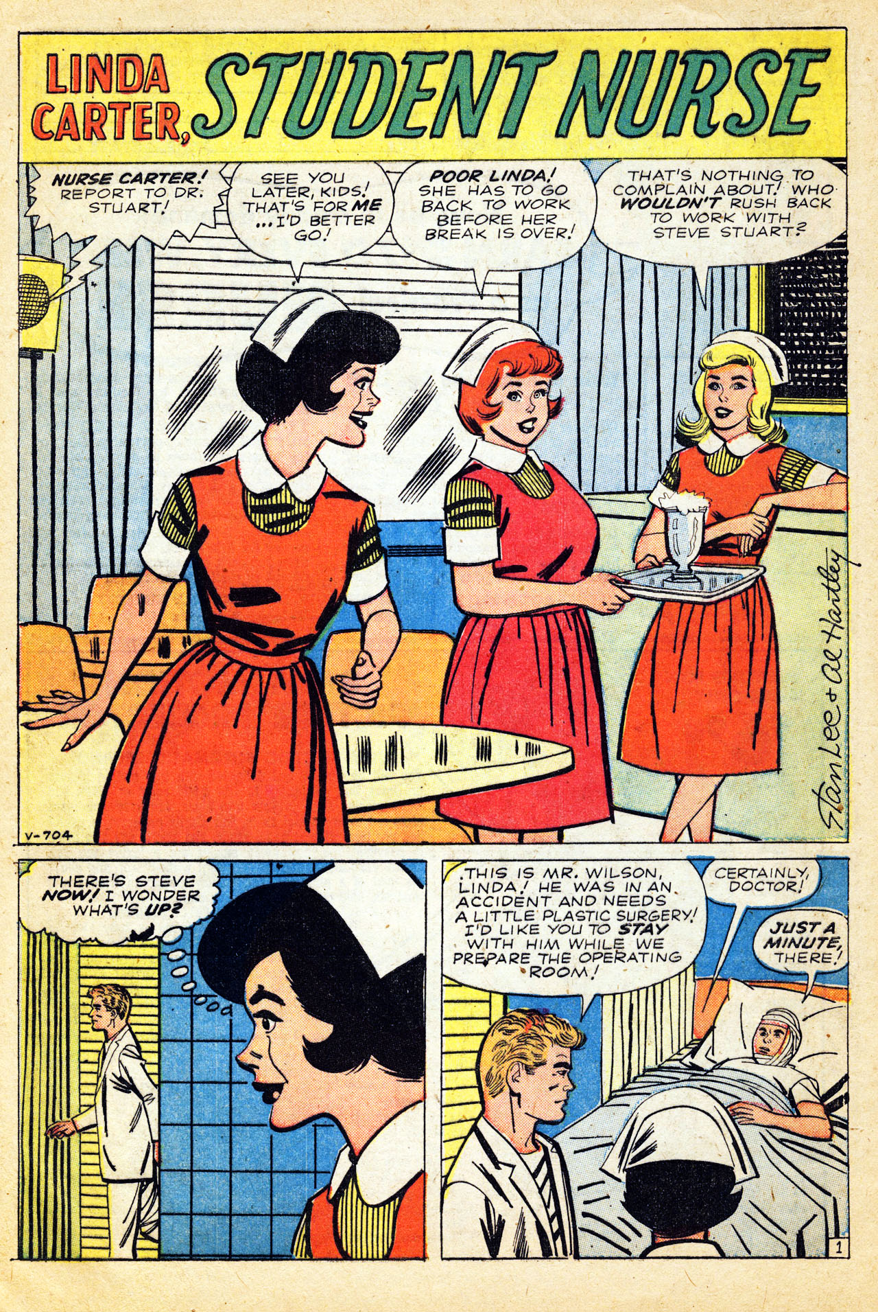 Read online Linda Carter, Student Nurse comic -  Issue #5 - 28