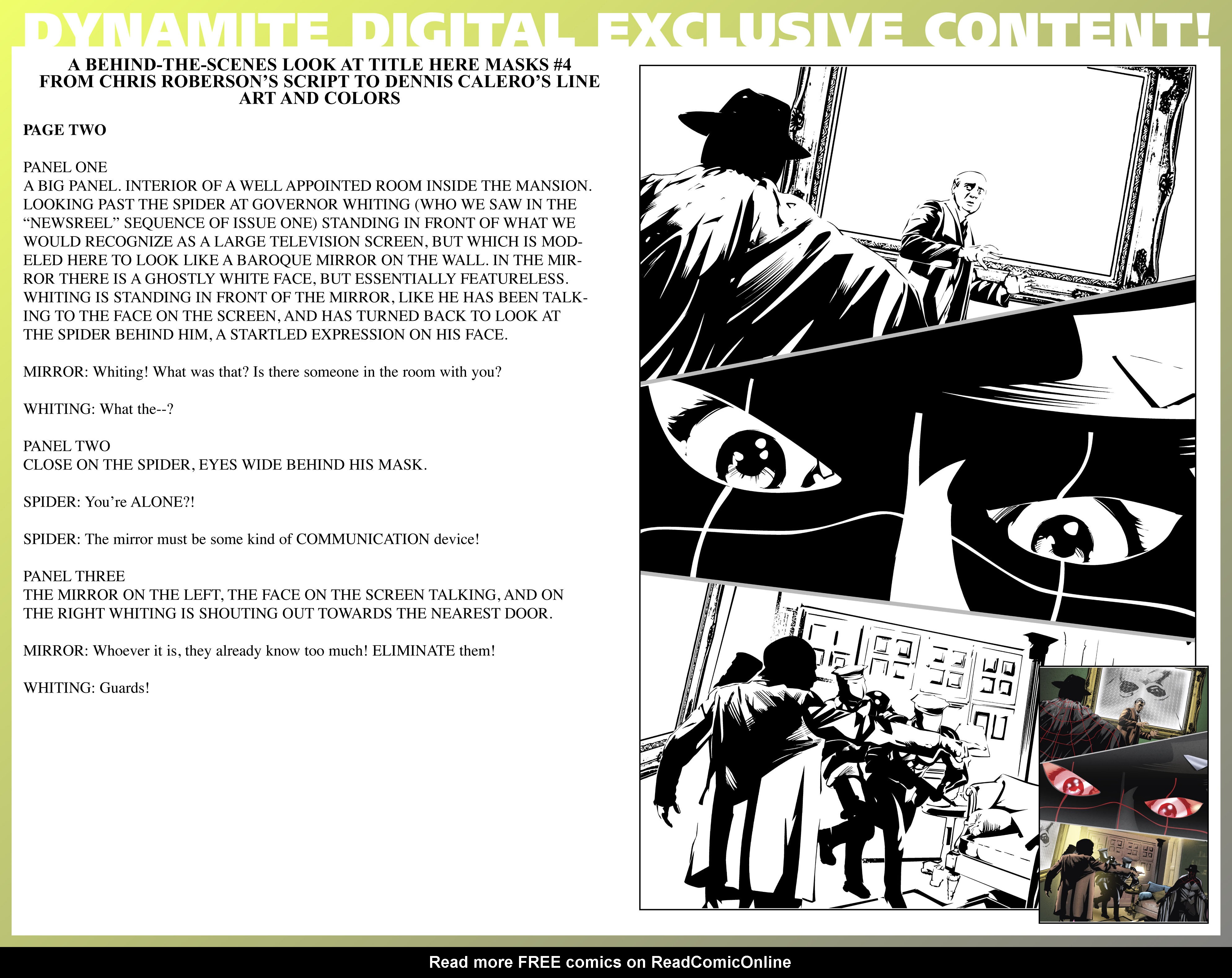 Read online Masks comic -  Issue #4 - 28