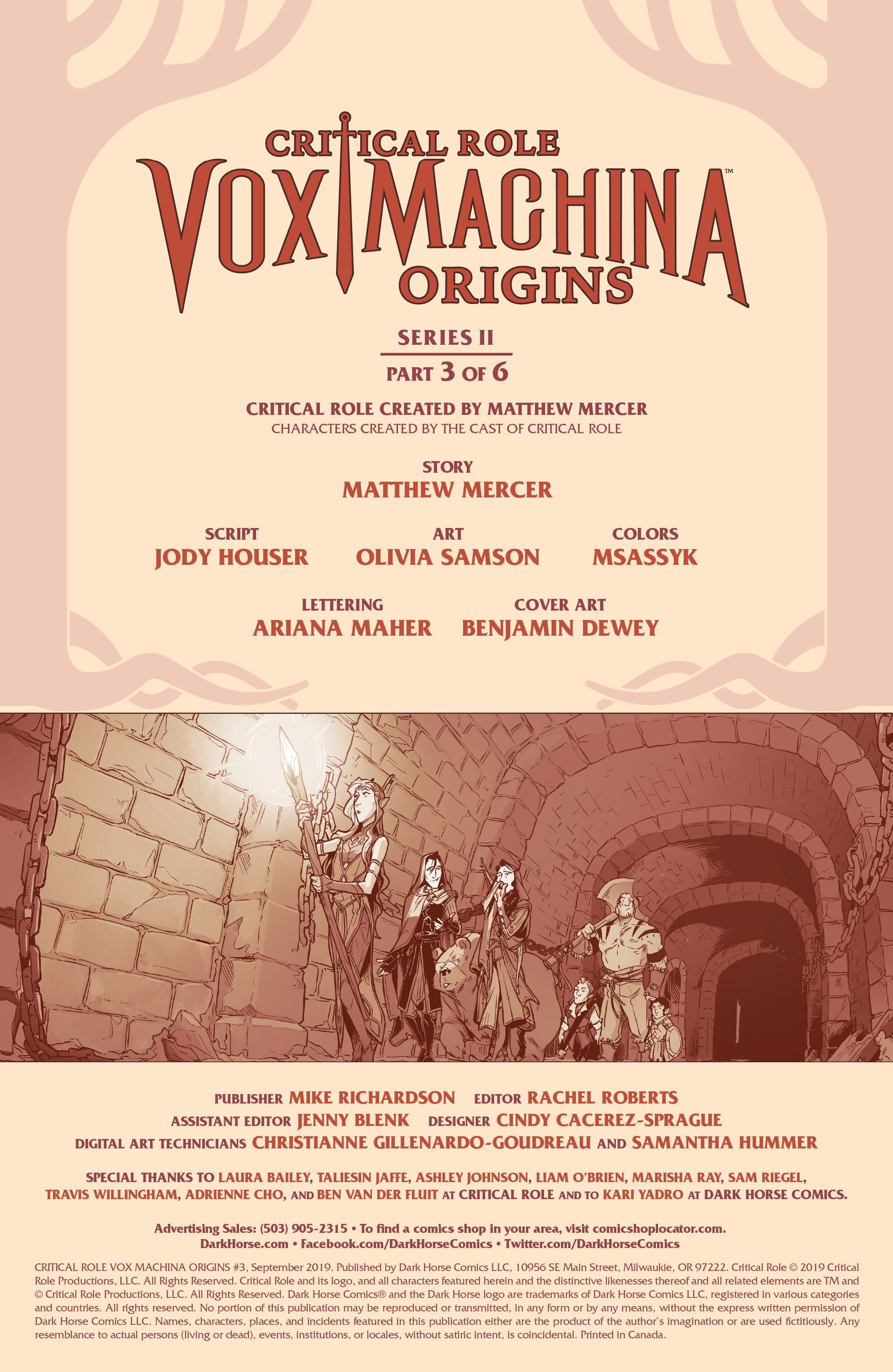 Read online Critical Role Vox Machina Origins comic -  Issue #3 - 2