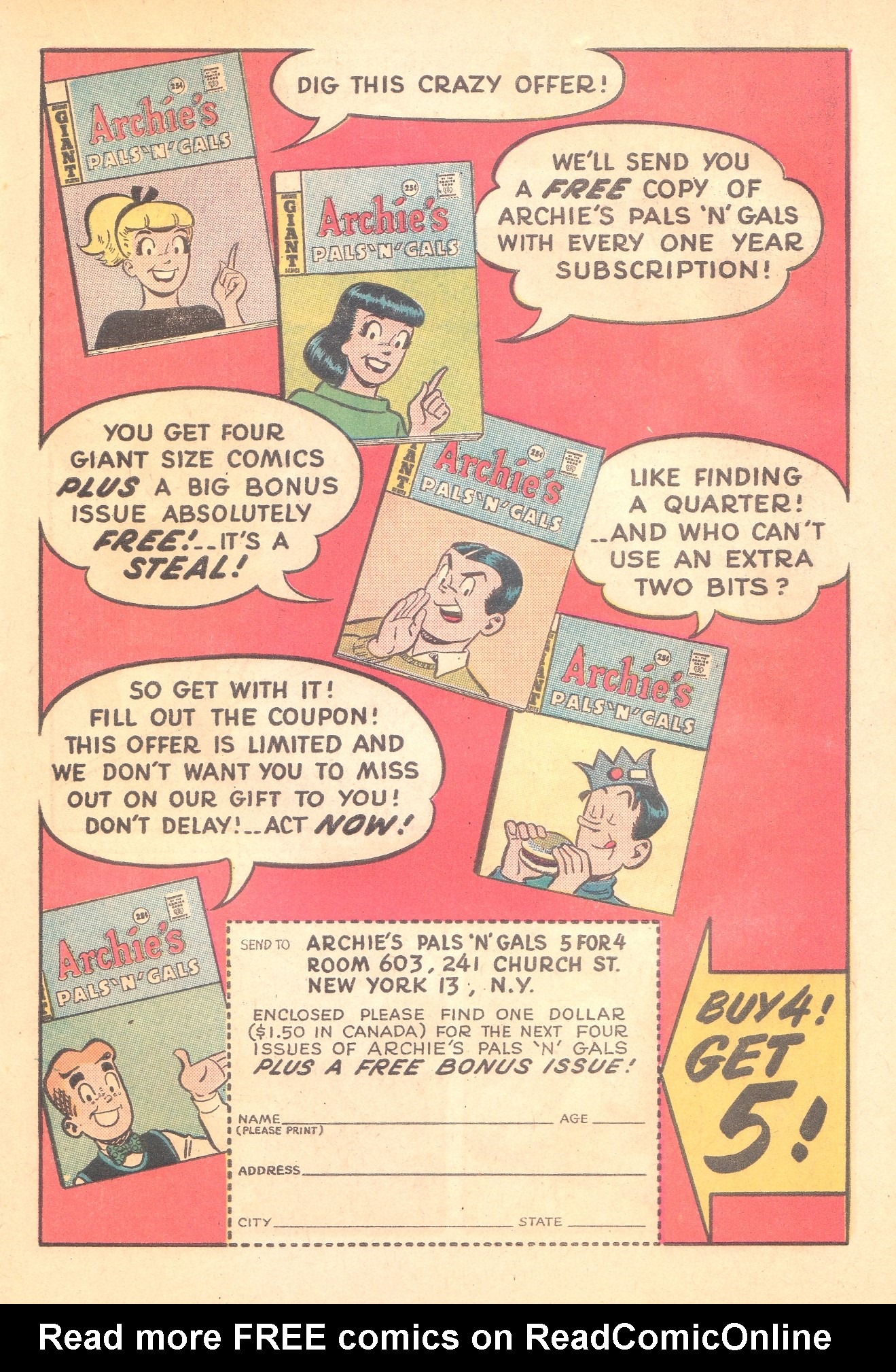 Read online Archie's Pal Jughead comic -  Issue #116 - 20
