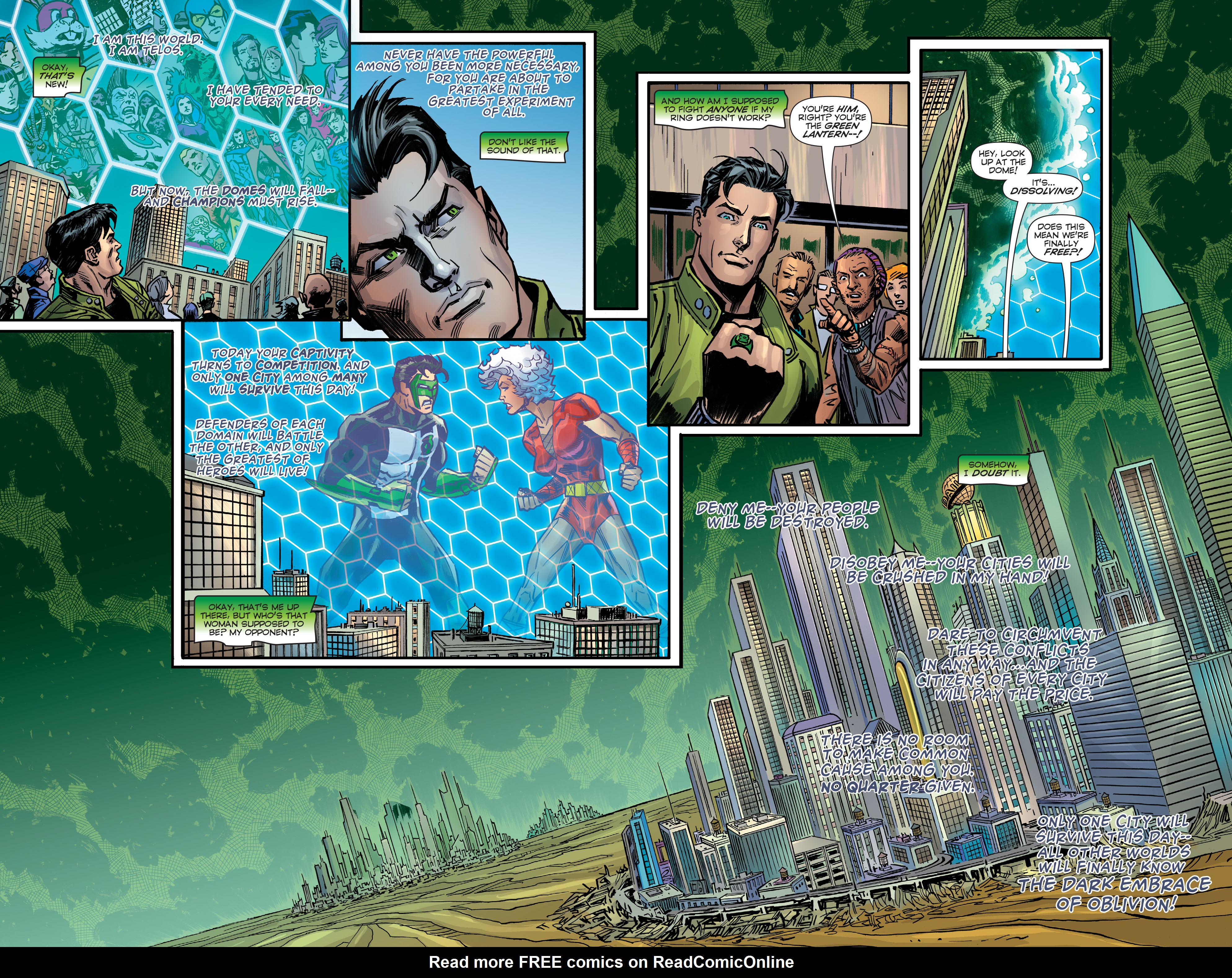 Read online Convergence Green Lantern/Parallax comic -  Issue #1 - 10