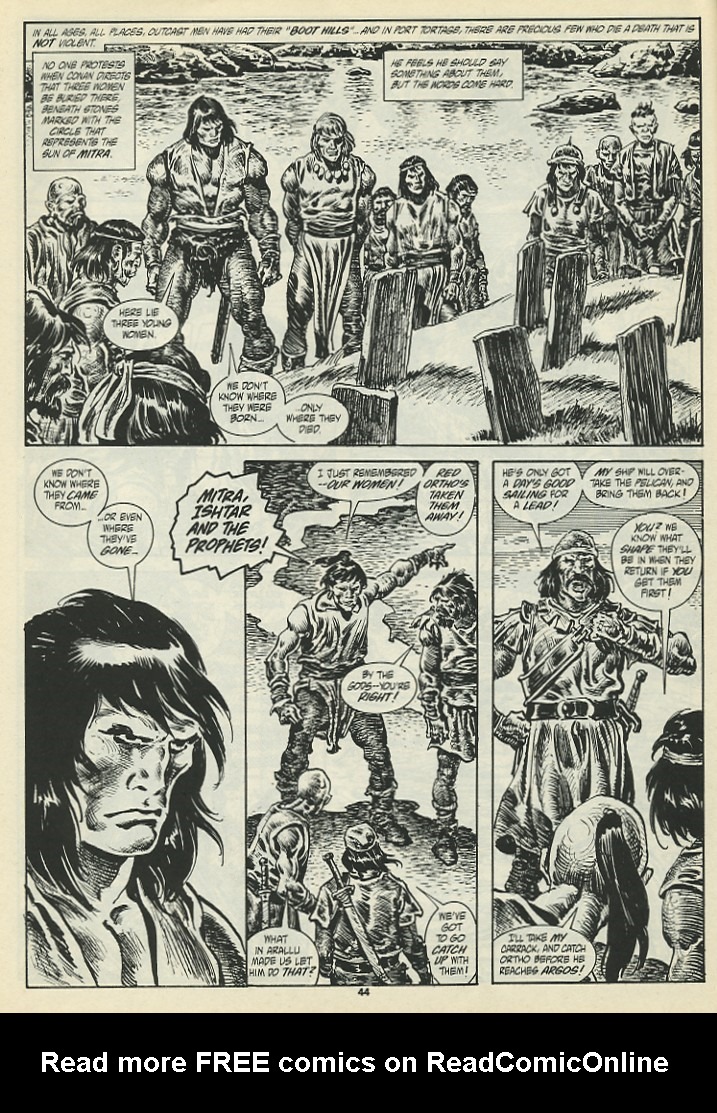 Read online The Savage Sword Of Conan comic -  Issue #198 - 46